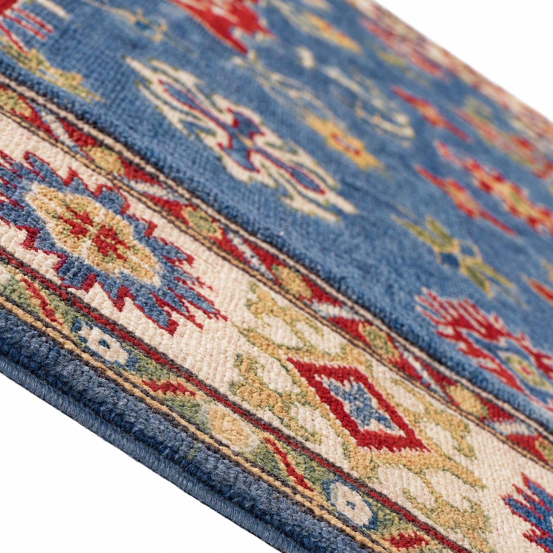 Detail image 8 of 11: 5' 9 x 7' 8 Hand Knotted Kazak Rug