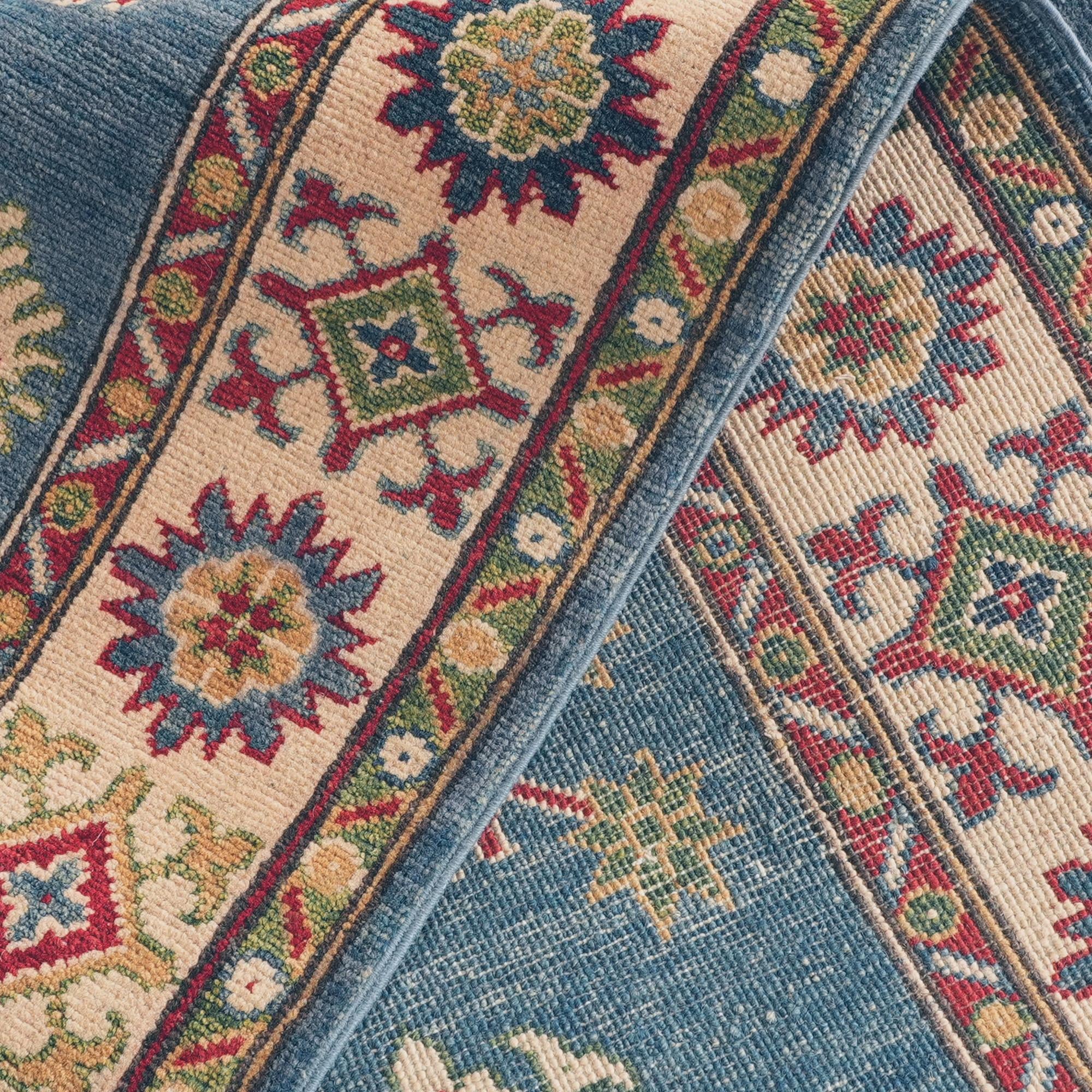 Detail image 9 of 11: 5' 9 x 7' 8 Hand Knotted Kazak Rug