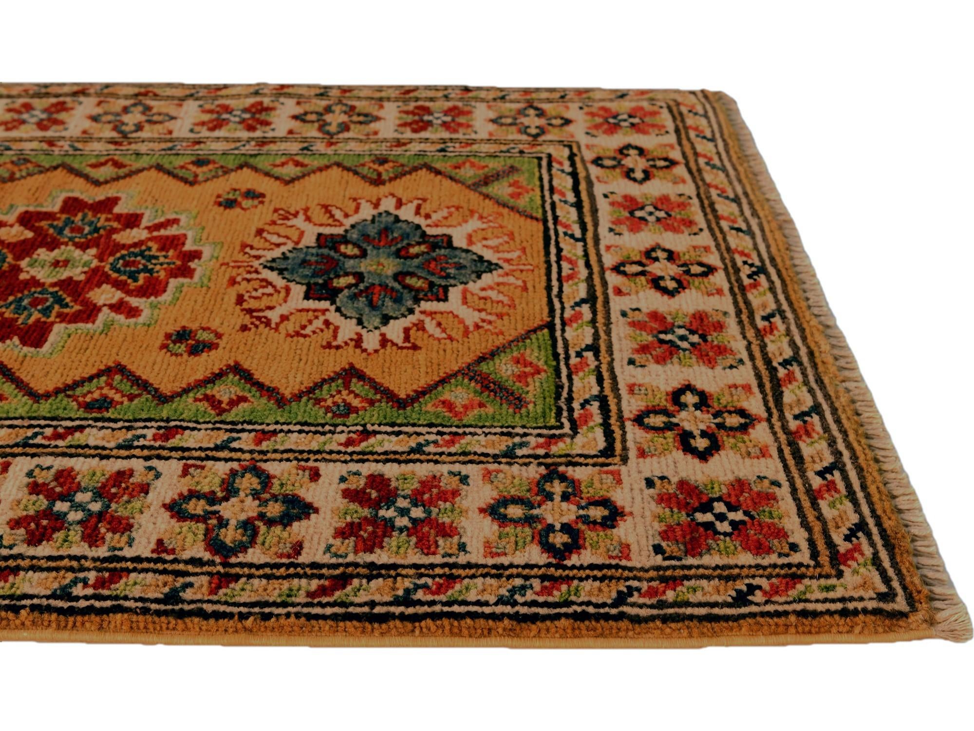2' x 2' 11 Hand Knotted Kazak Rug