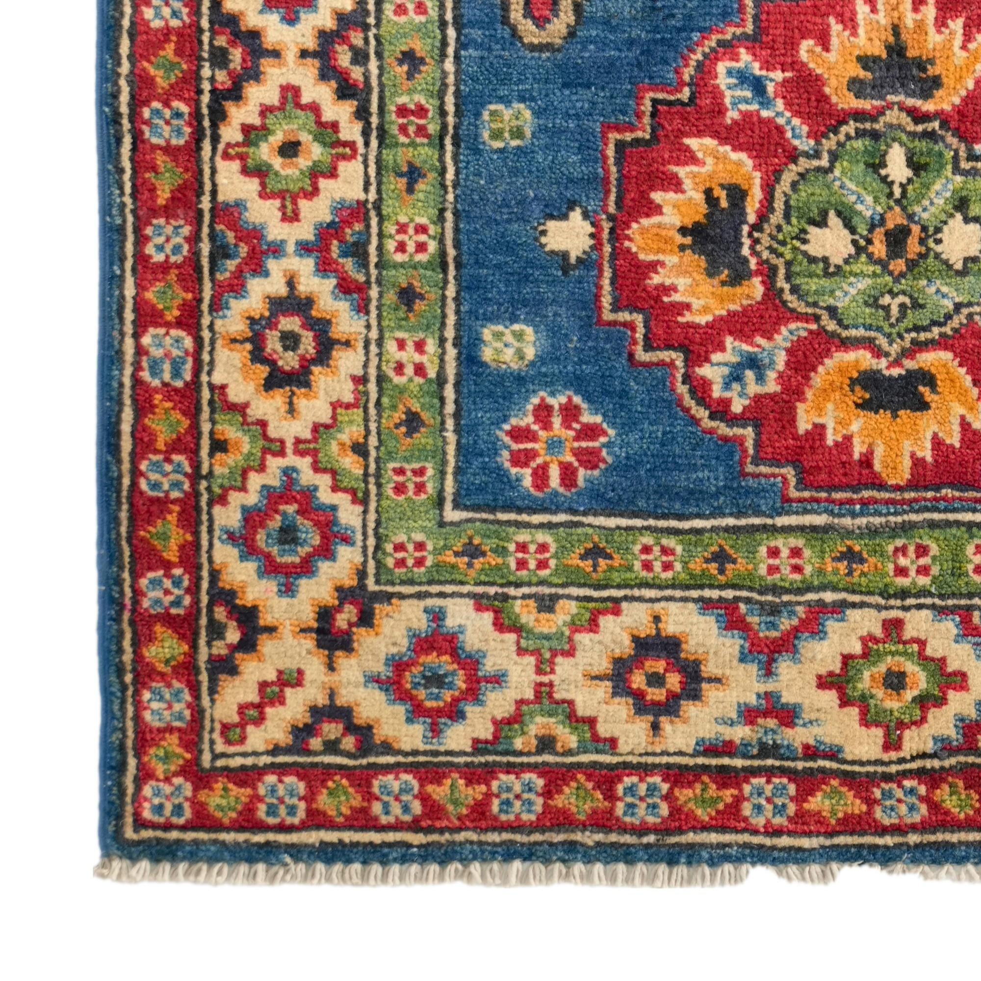 85cm x 120cm Handgeknüpft Kazak Teppich