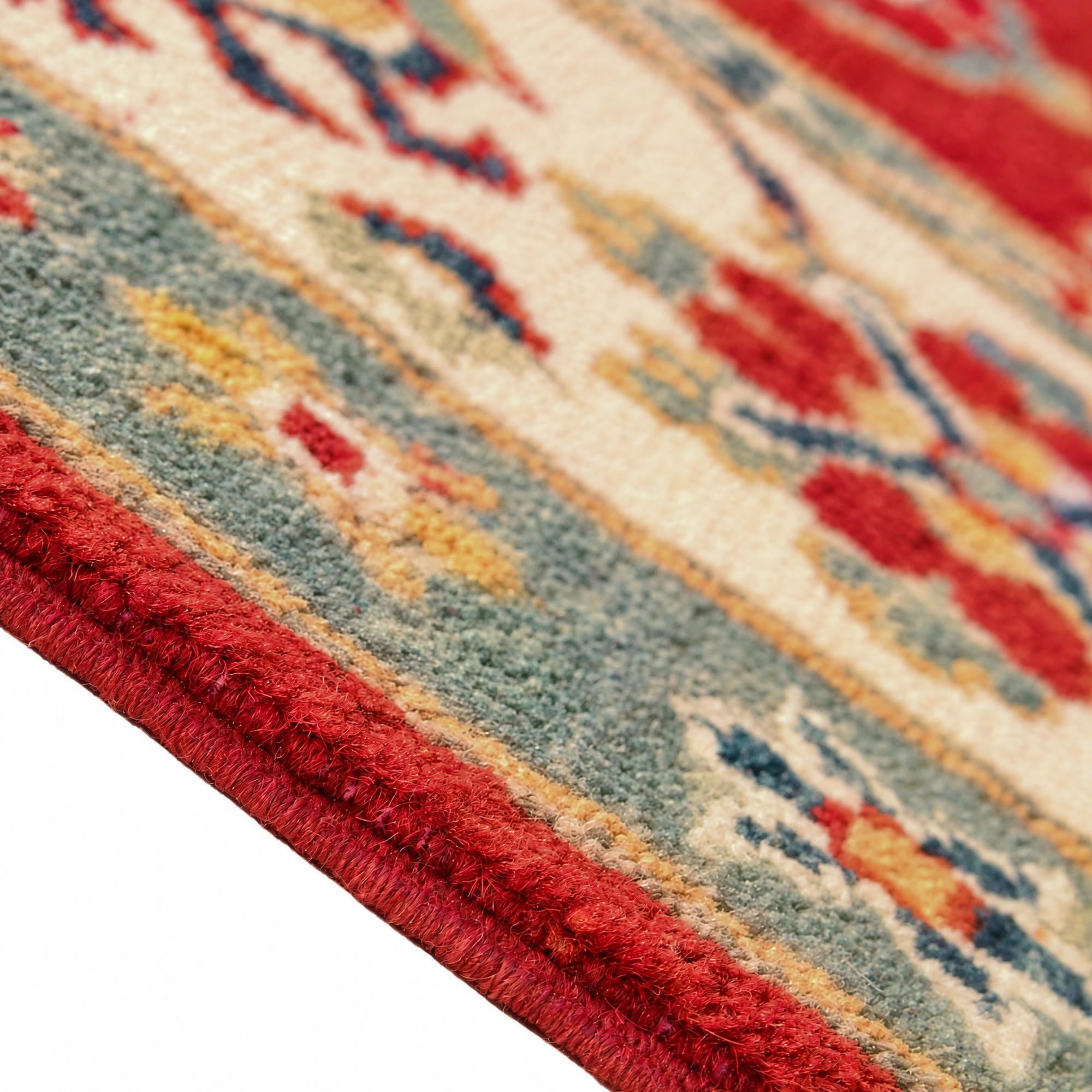 Detail image 7 of 11: 4' 10 x 6' 8 Hand Knotted Kazak Rug