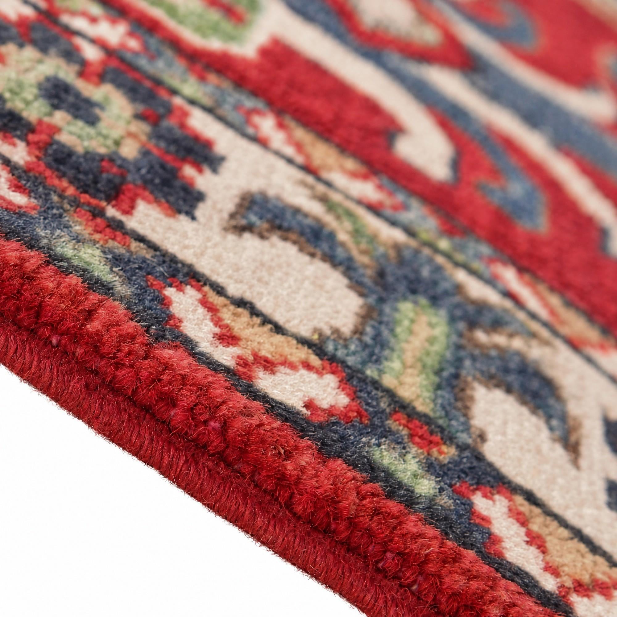 100cm x 140cm Hand Knotted Kazak Rug
