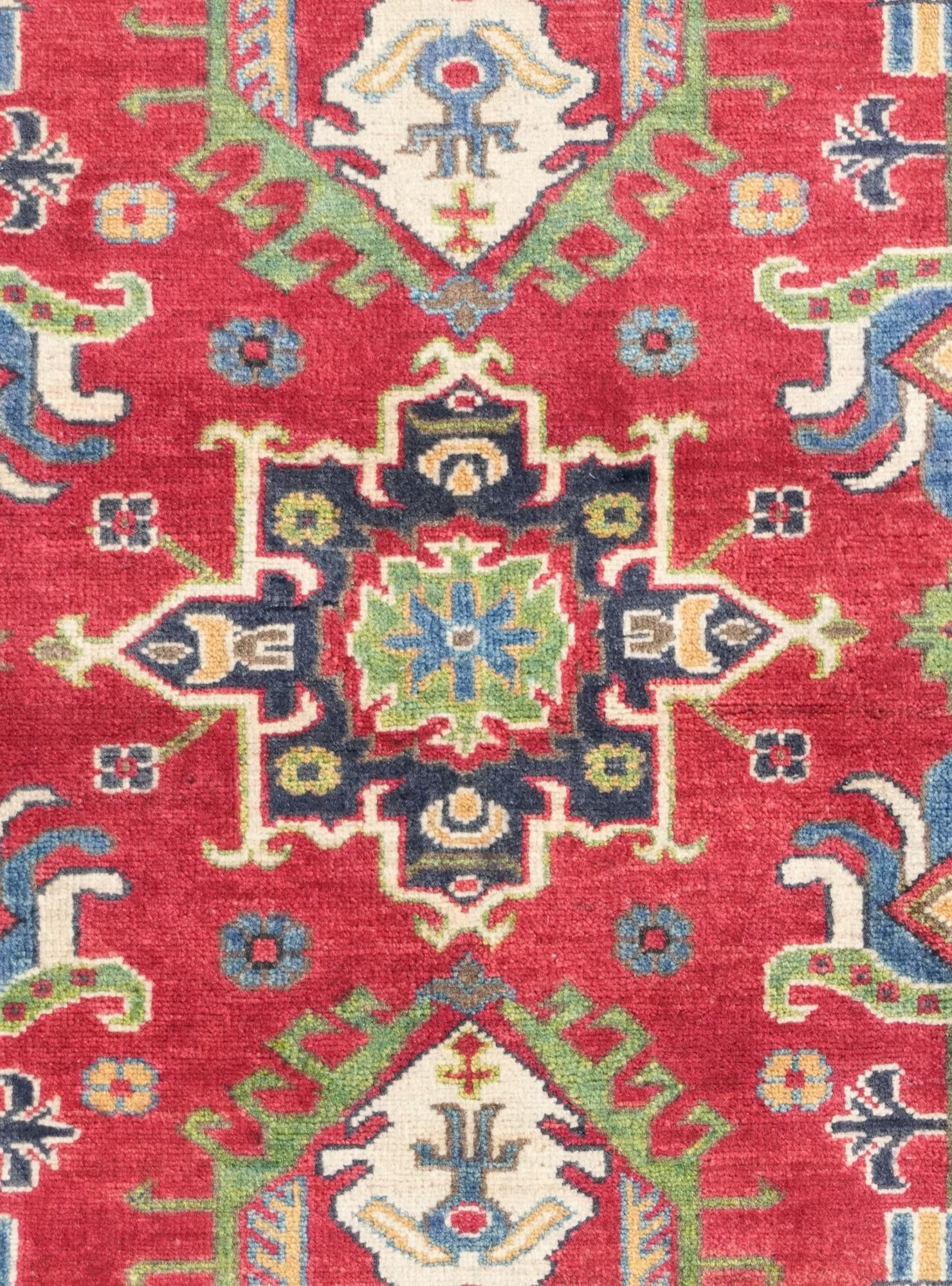 3' 3 x 4' 7 Hand Knotted Kazak Rug
