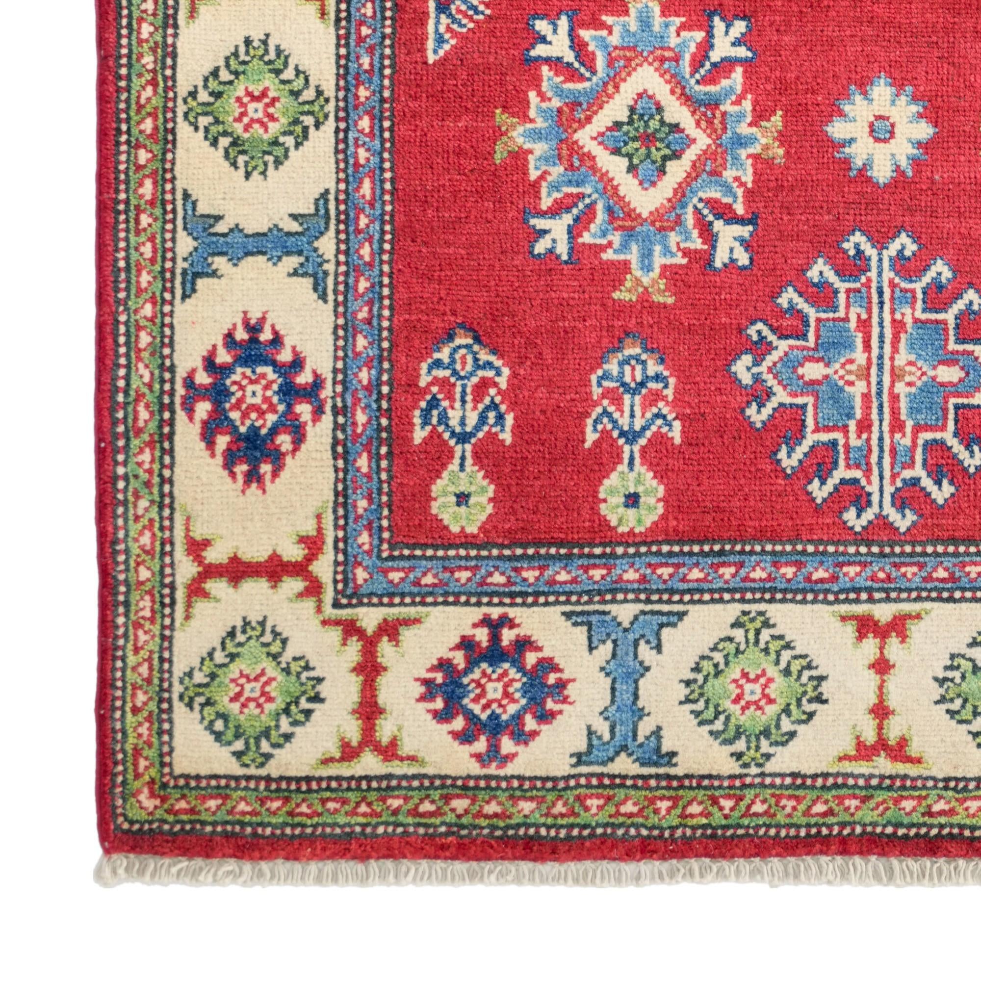 3' 4 x 5' 1 Hand Knotted Kazak Rug