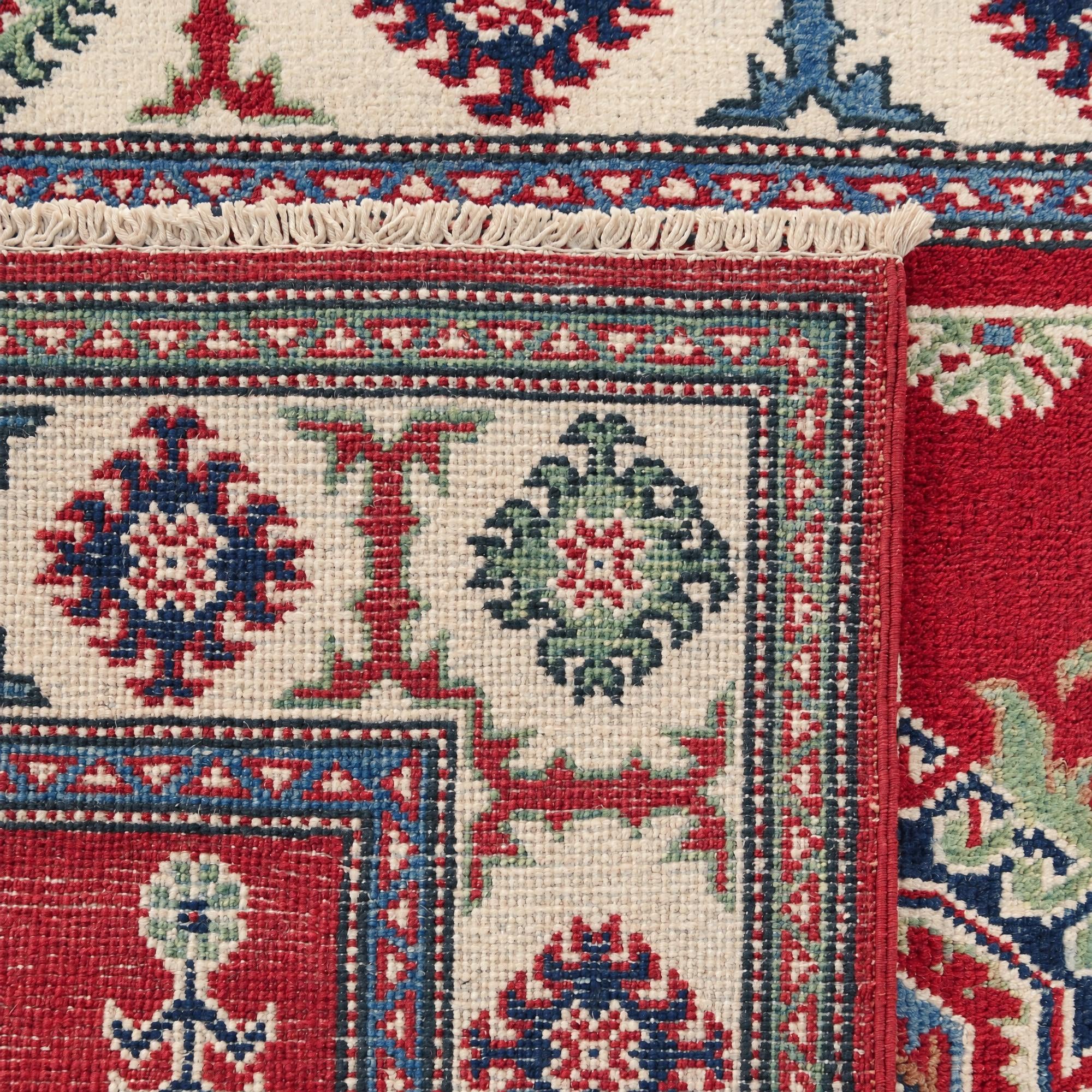 3' 4 x 5' 1 Hand Knotted Kazak Rug