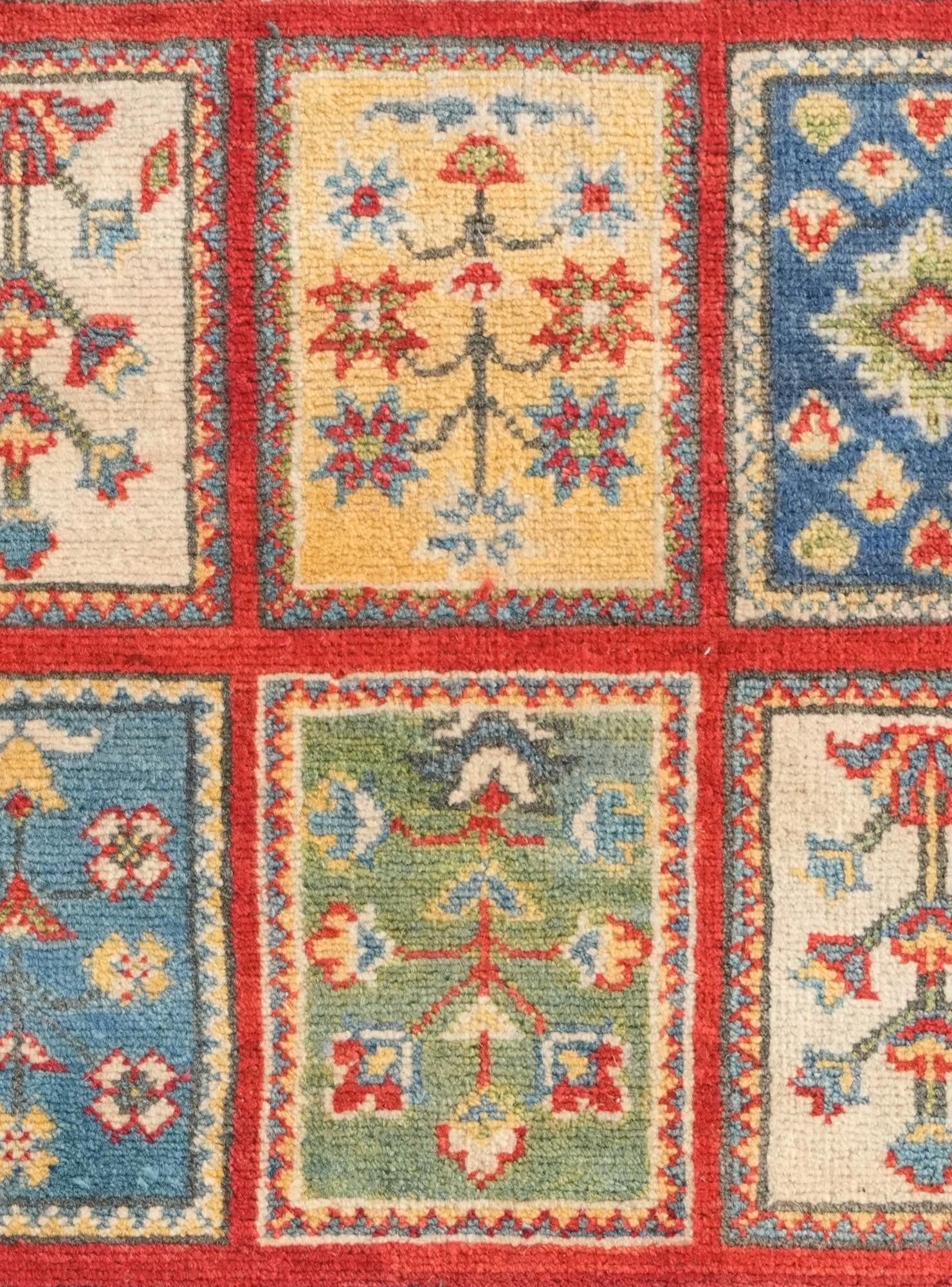 2' 7 x 4' Hand Knotted Kazak Rug