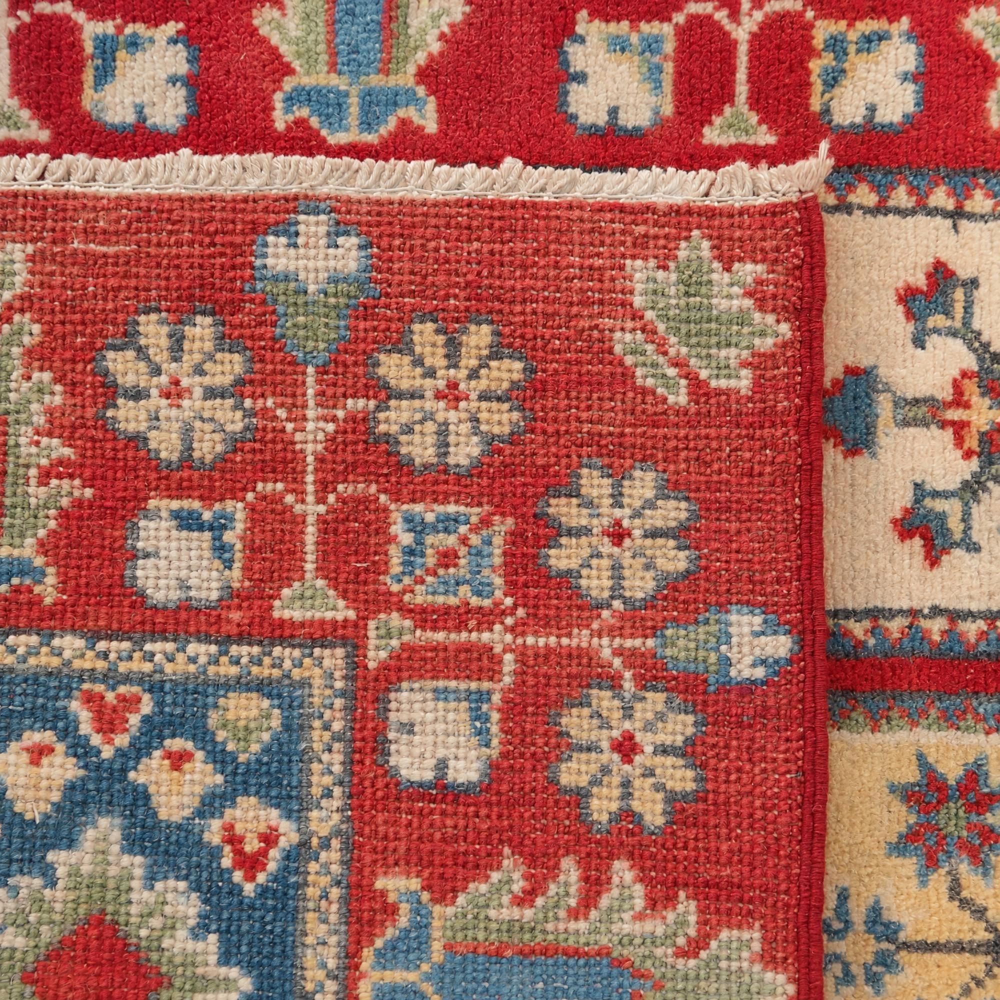 80cm x 125cm Hand Knotted Kazak Rug