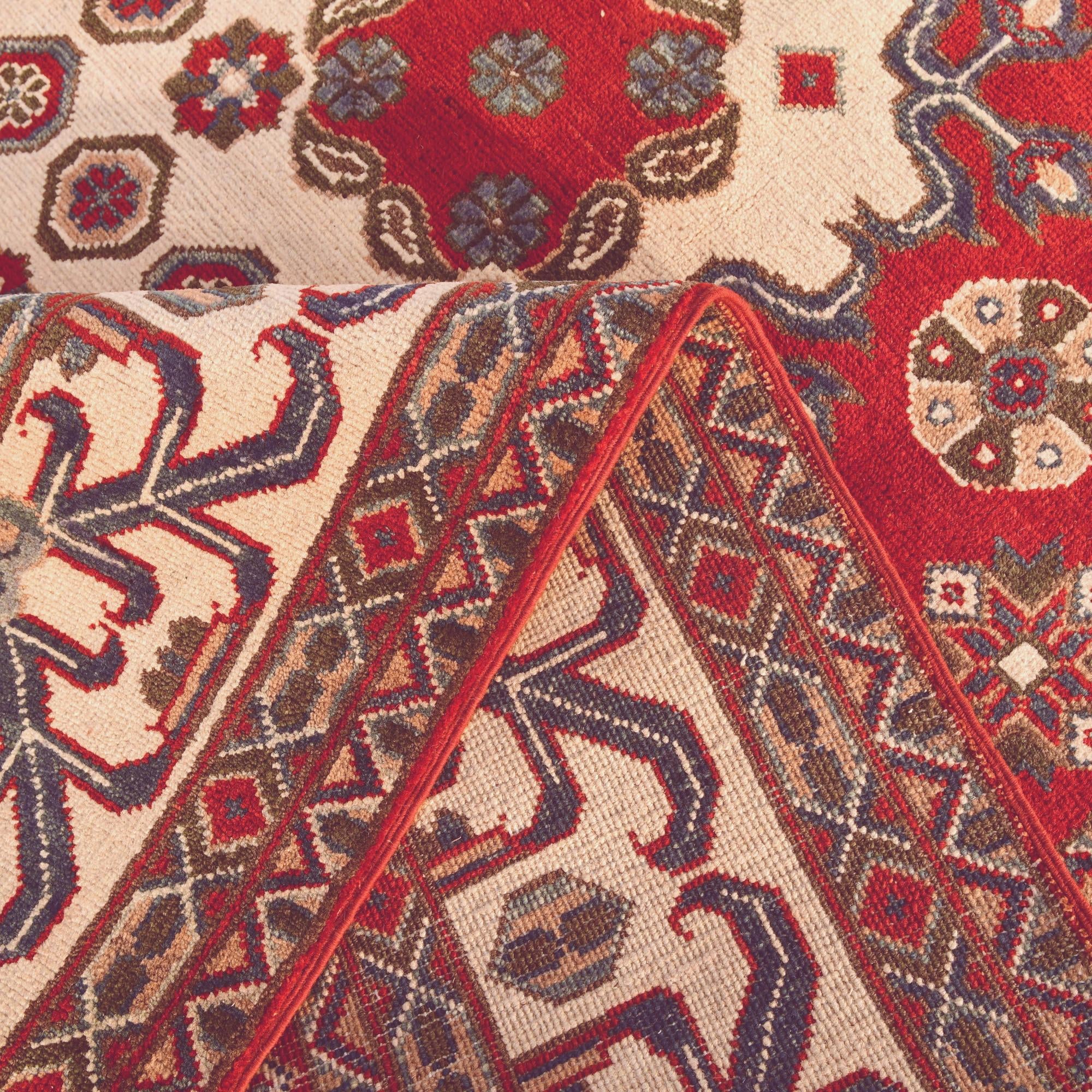 7' 2 x 10' 4 Hand Knotted Kazak Rug