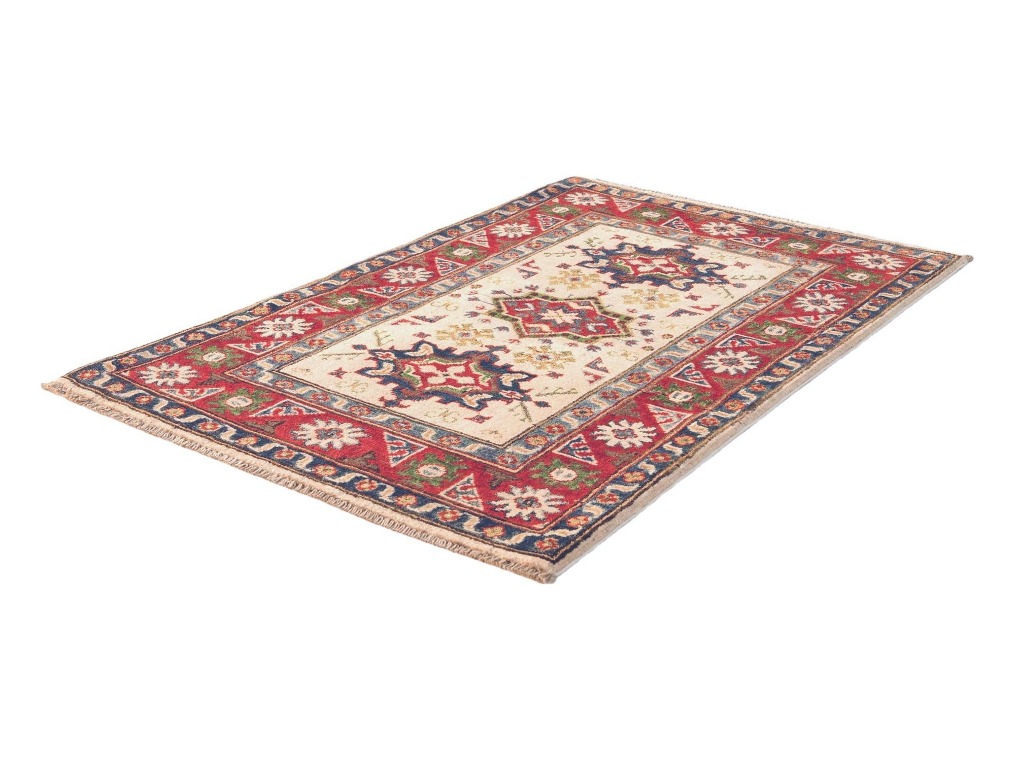 2' 9 x 4' 3 Hand Knotted Kazak Rug