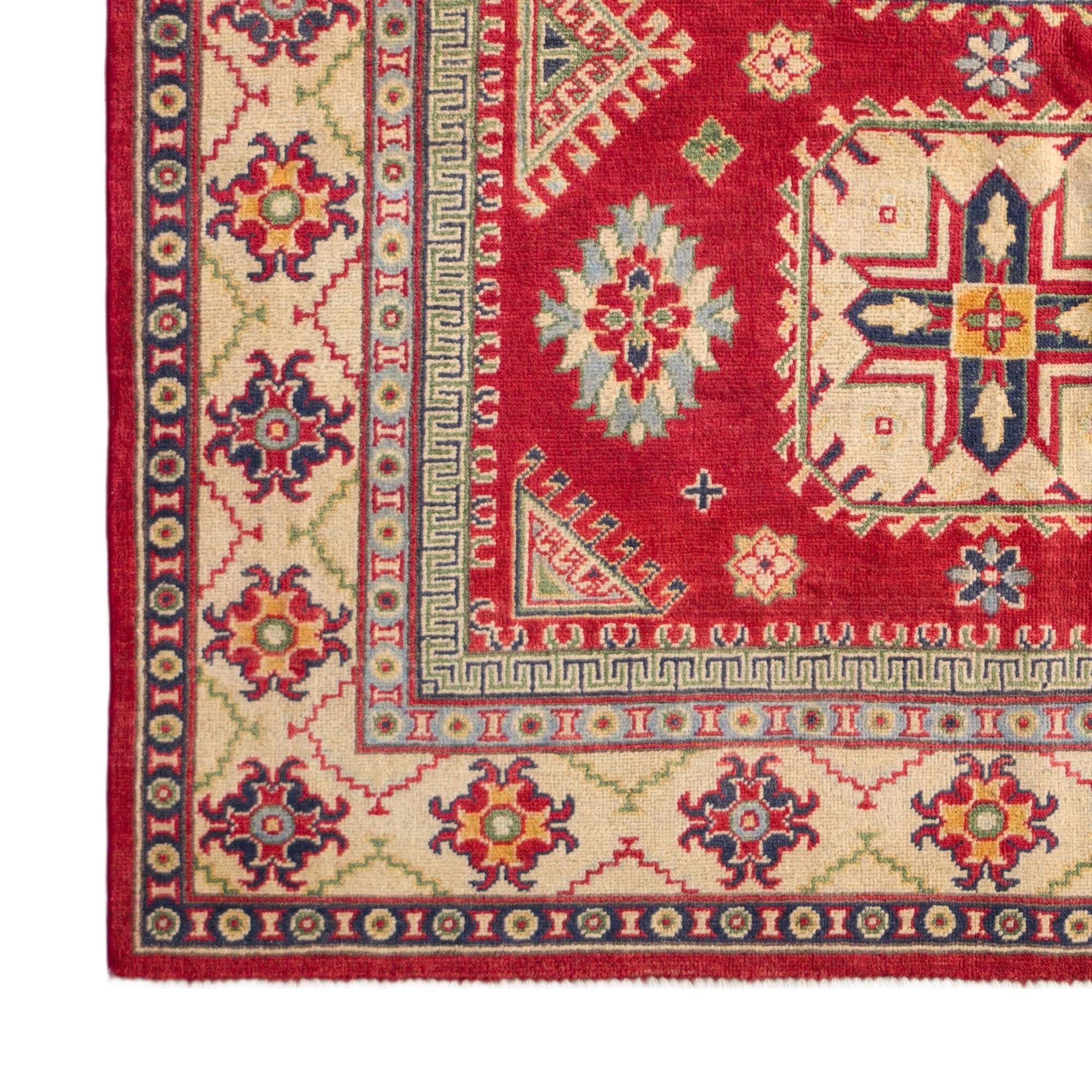 Detail image 7 of 10: 4' 11 x 6' 11 Hand Knotted Kazak Rug