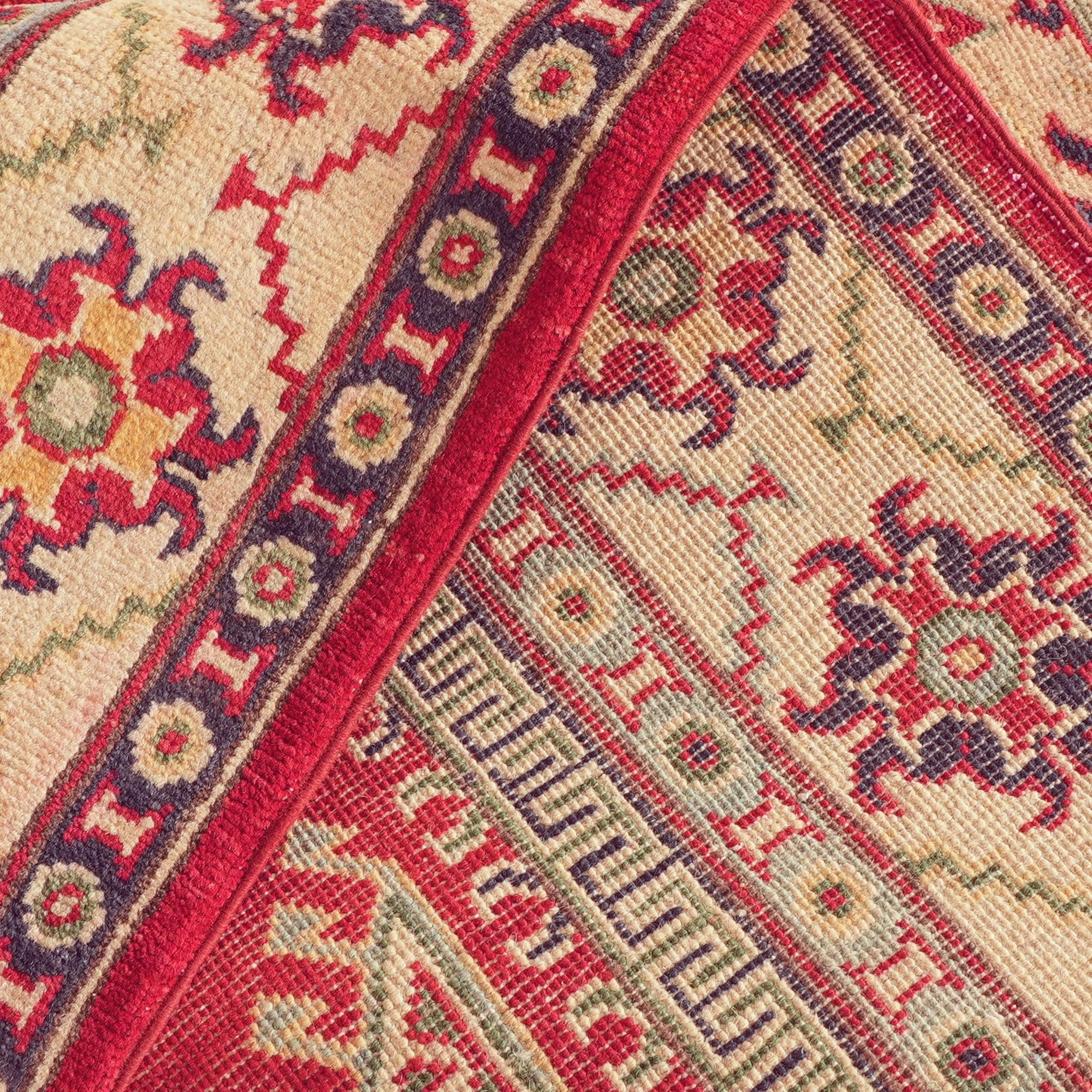 Detail image 8 of 10: 4' 11 x 6' 11 Hand Knotted Kazak Rug