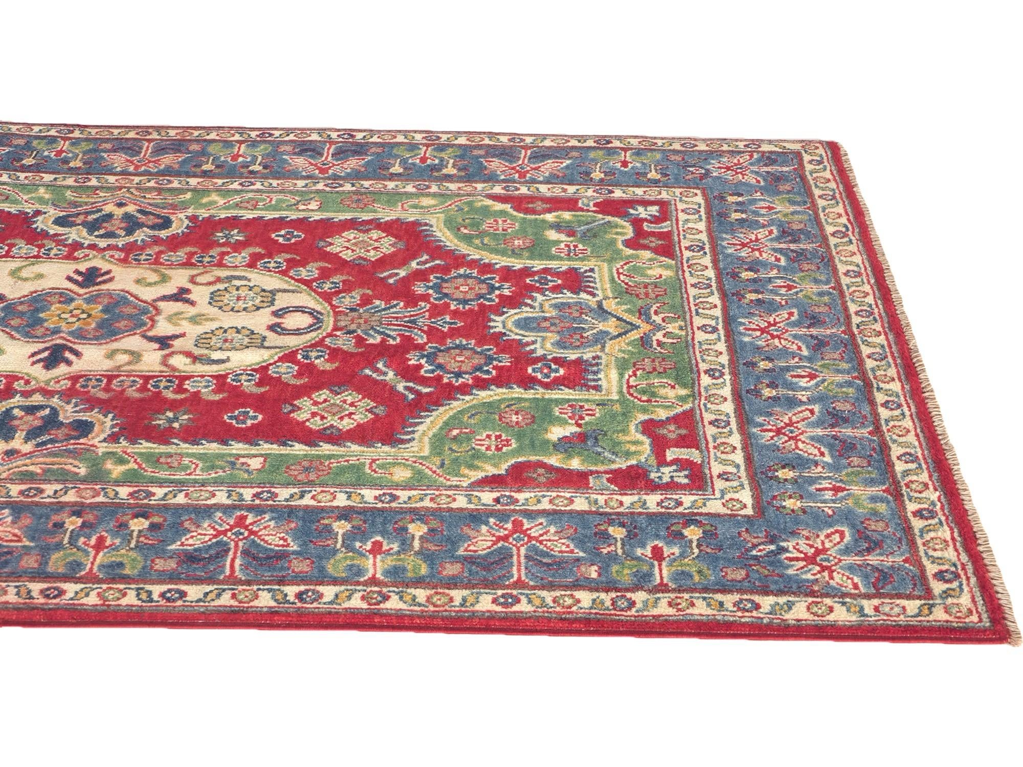 120cm x 190cm Hand Knotted Kazak Rug