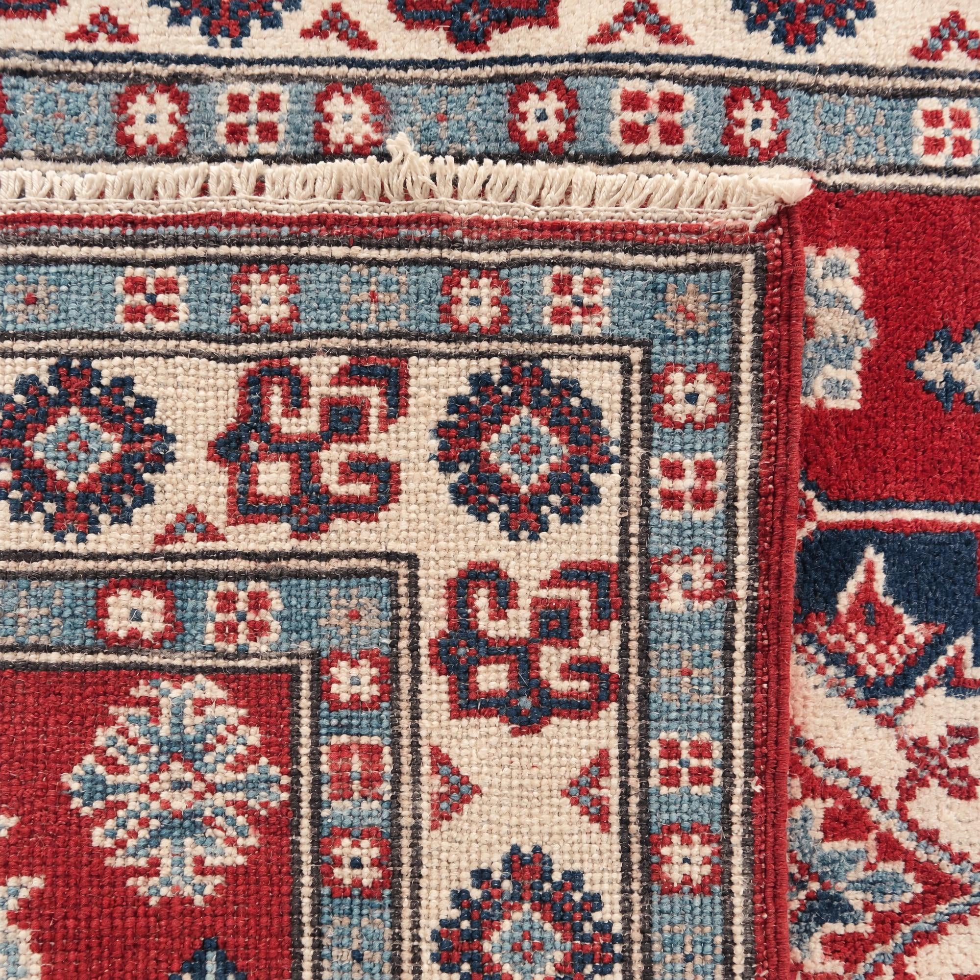 80cm x 120cm Hand Knotted Kazak Rug