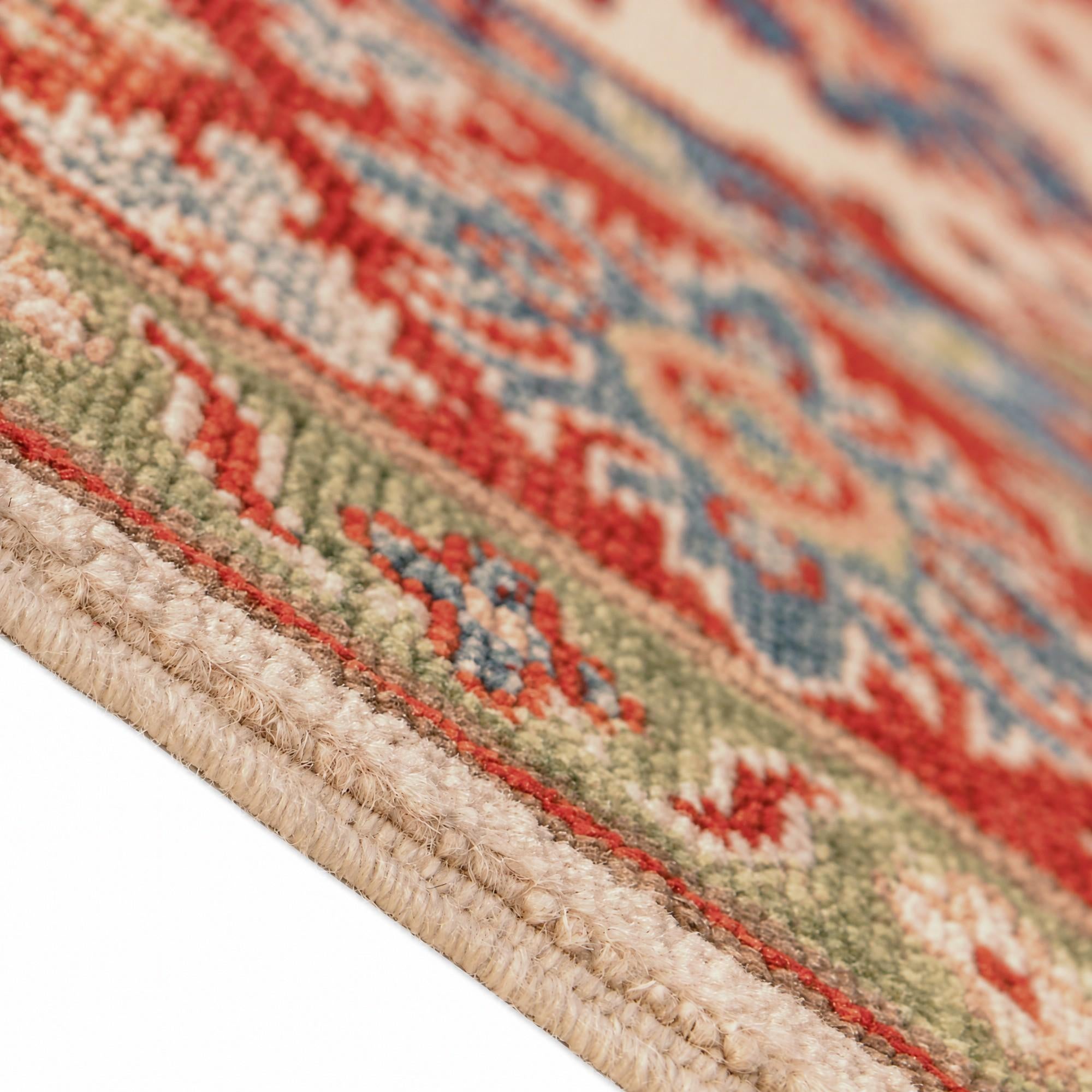 5' x 6' 7 Hand Knotted Kazak Rug