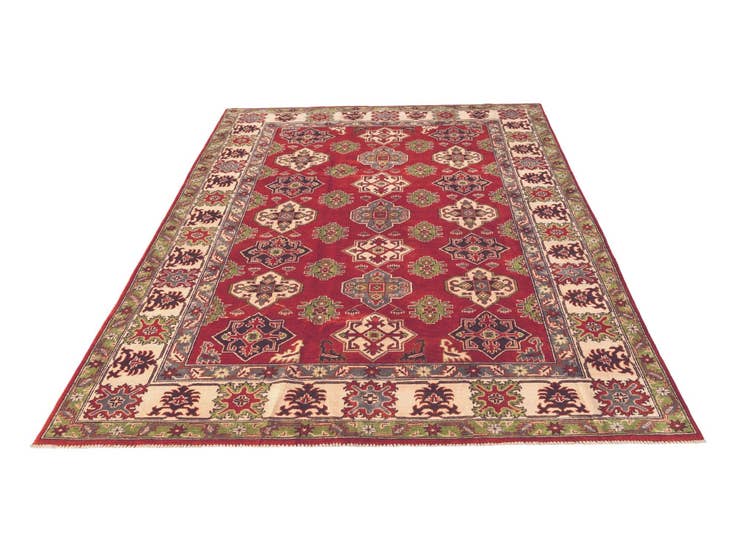 Detail image of 200cm x 300cm anudado a mano Kazak Alfombra