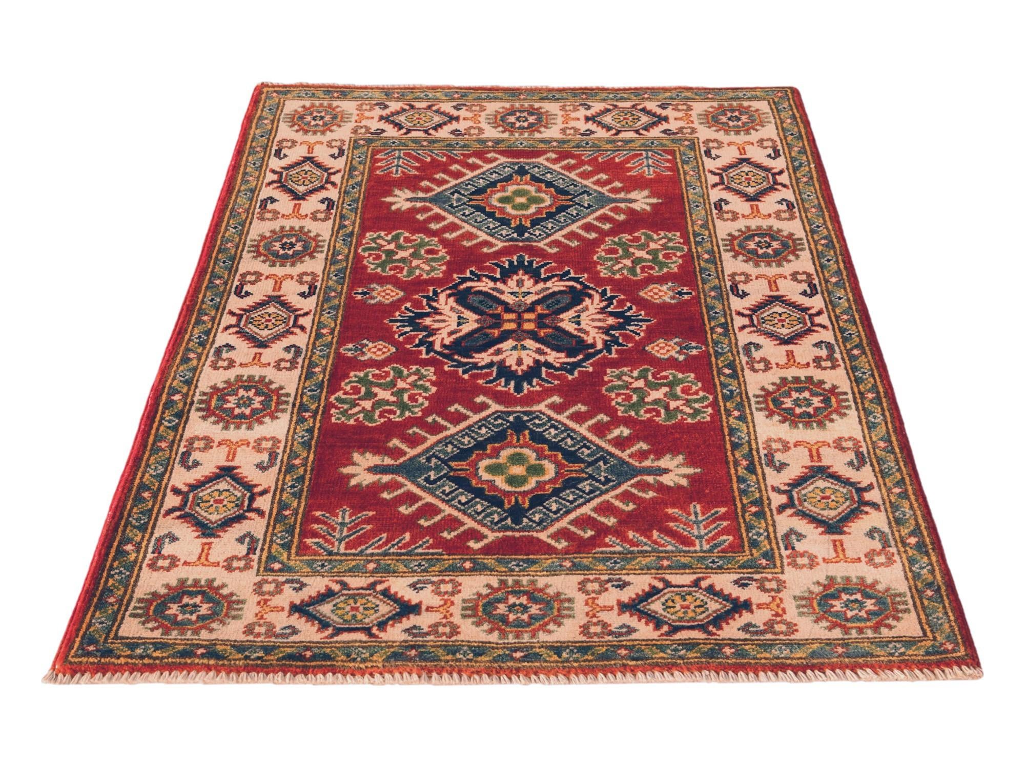 2' 8 x 3' 10 Hand Knotted Kazak Rug
