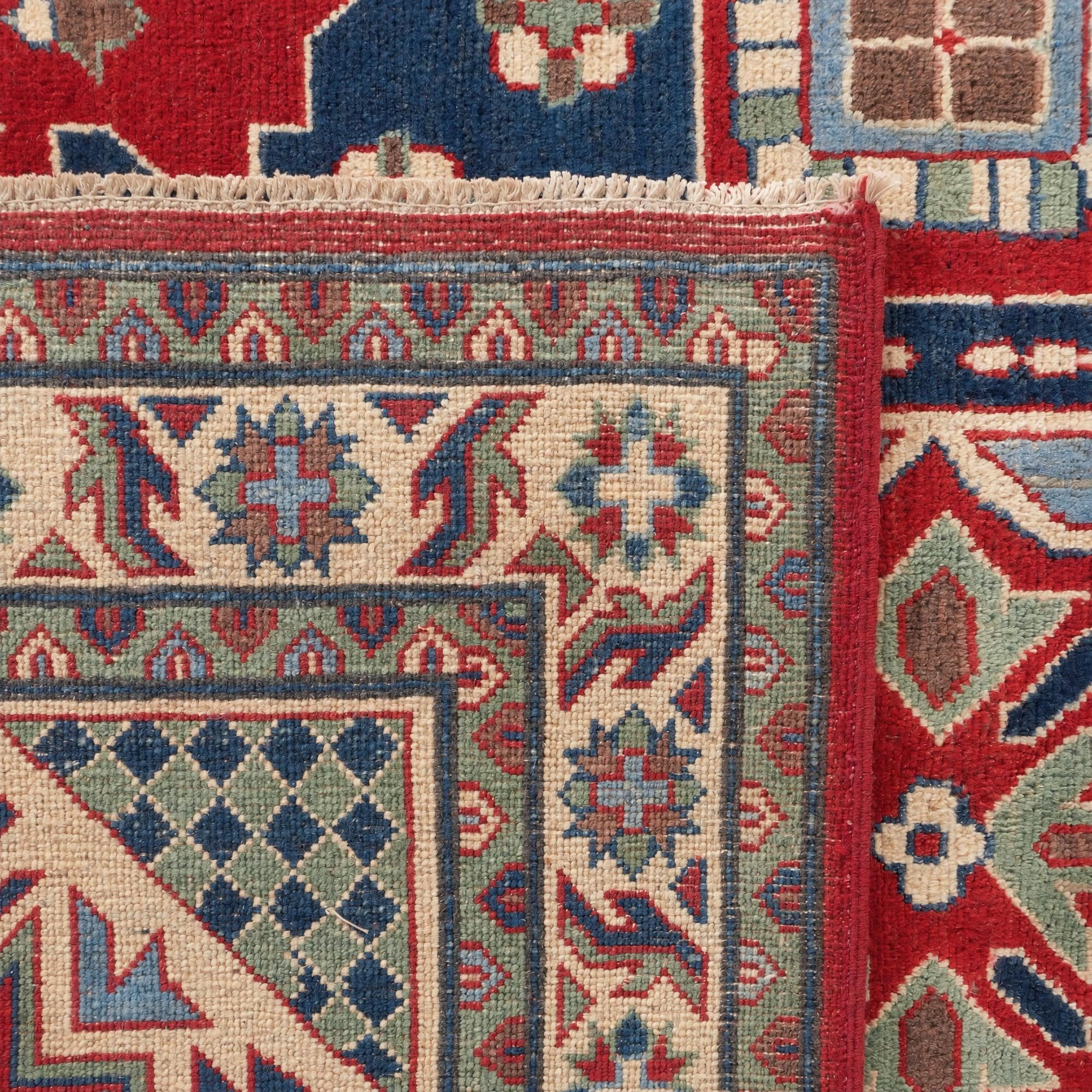 150cm x 210cm Hand Knotted Kazak Rug