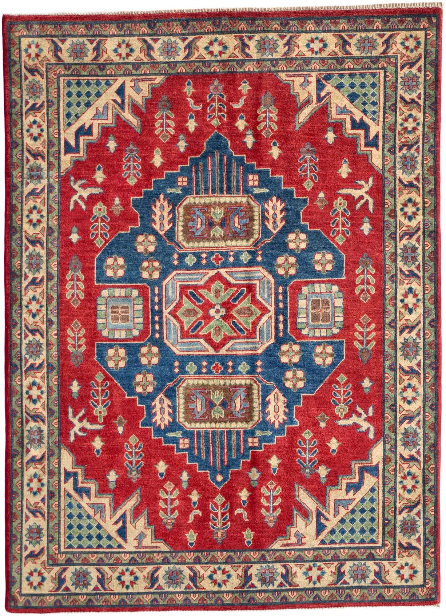 Detail image 2 of 10: 5' x 6' 11 Hand Knotted Kazak Rug
