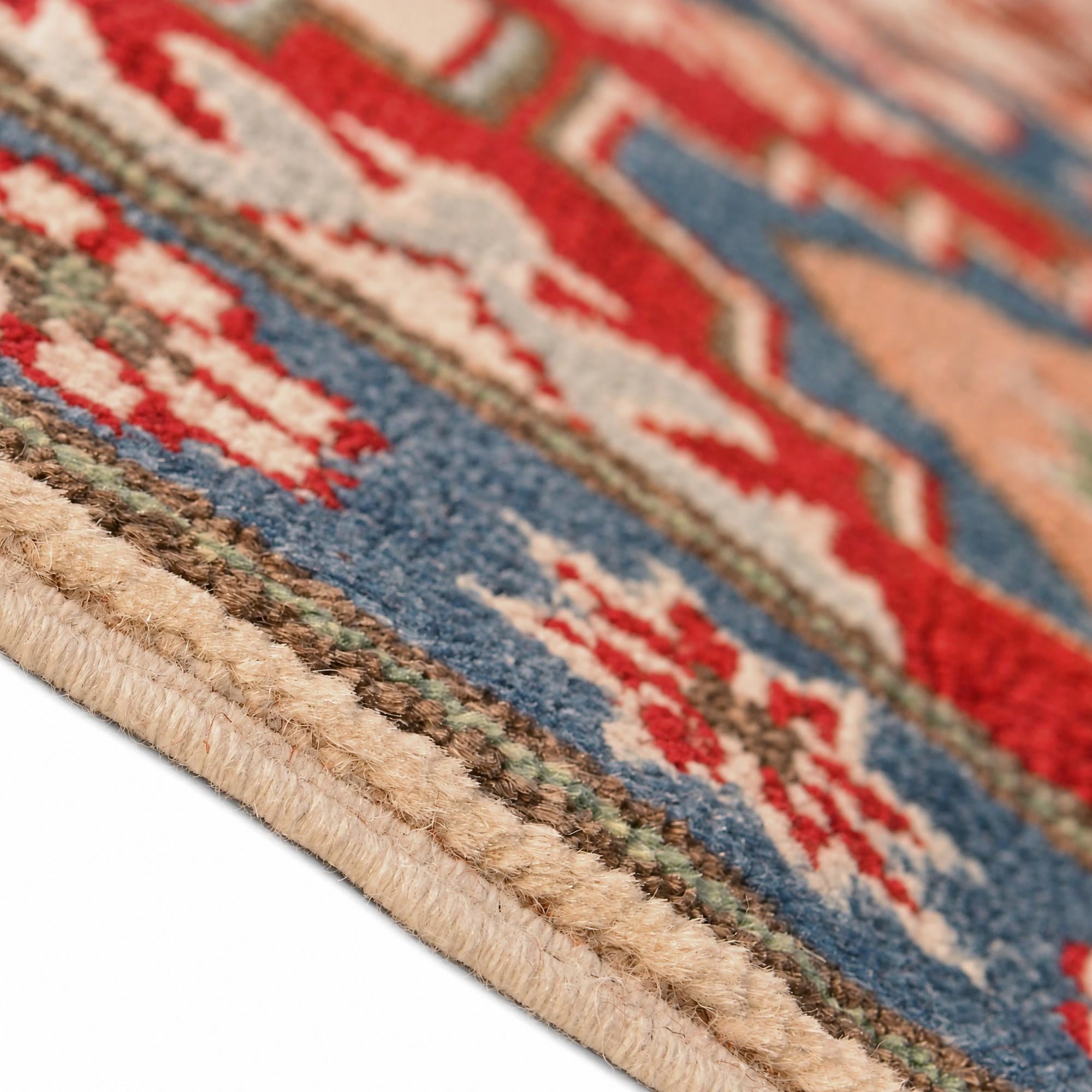 245cm x 350cm Hand Knotted Kazak Rug