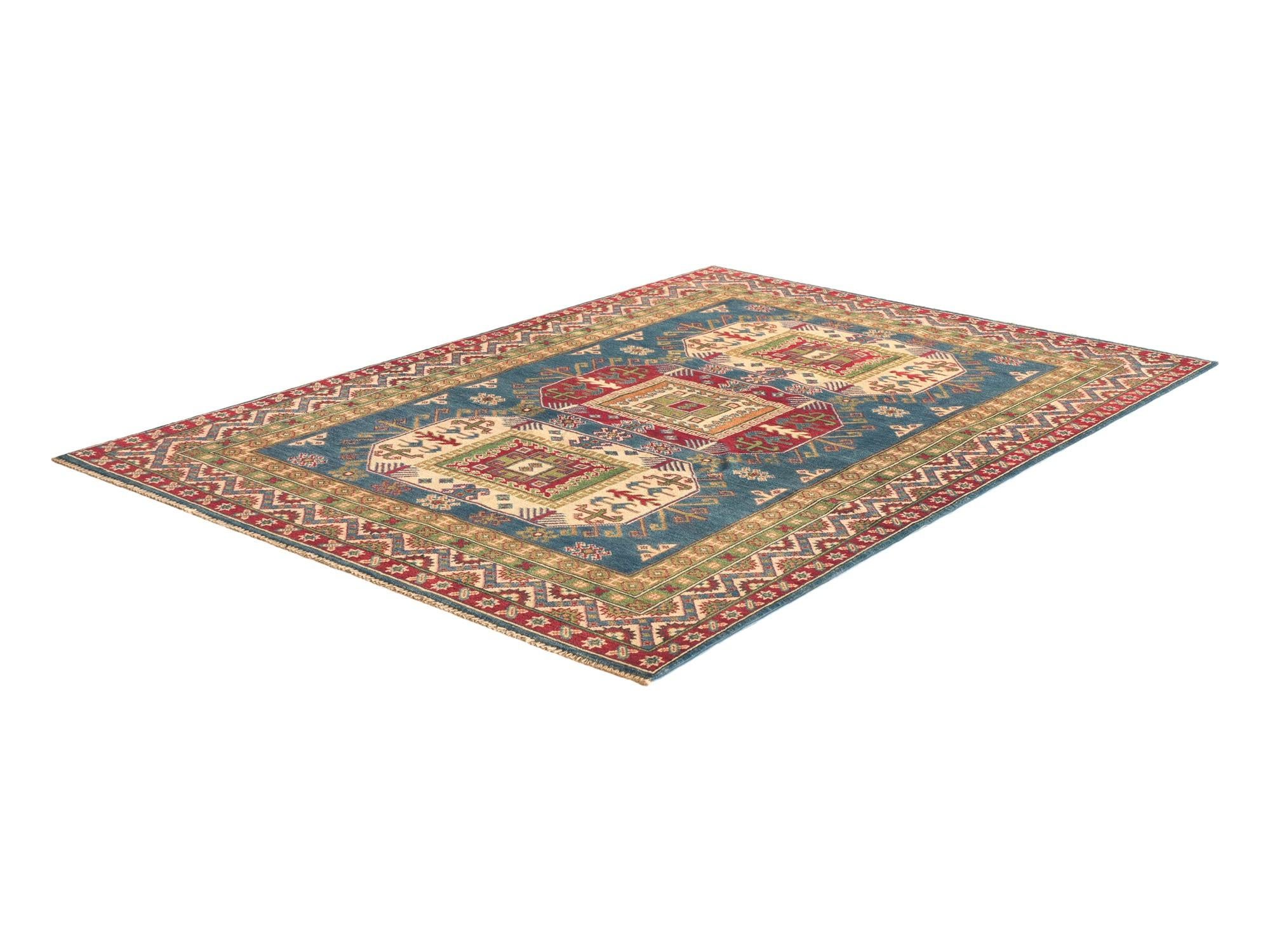Detail image 4 of 12: 5' x 7' 1 Hand Knotted Kazak Rug