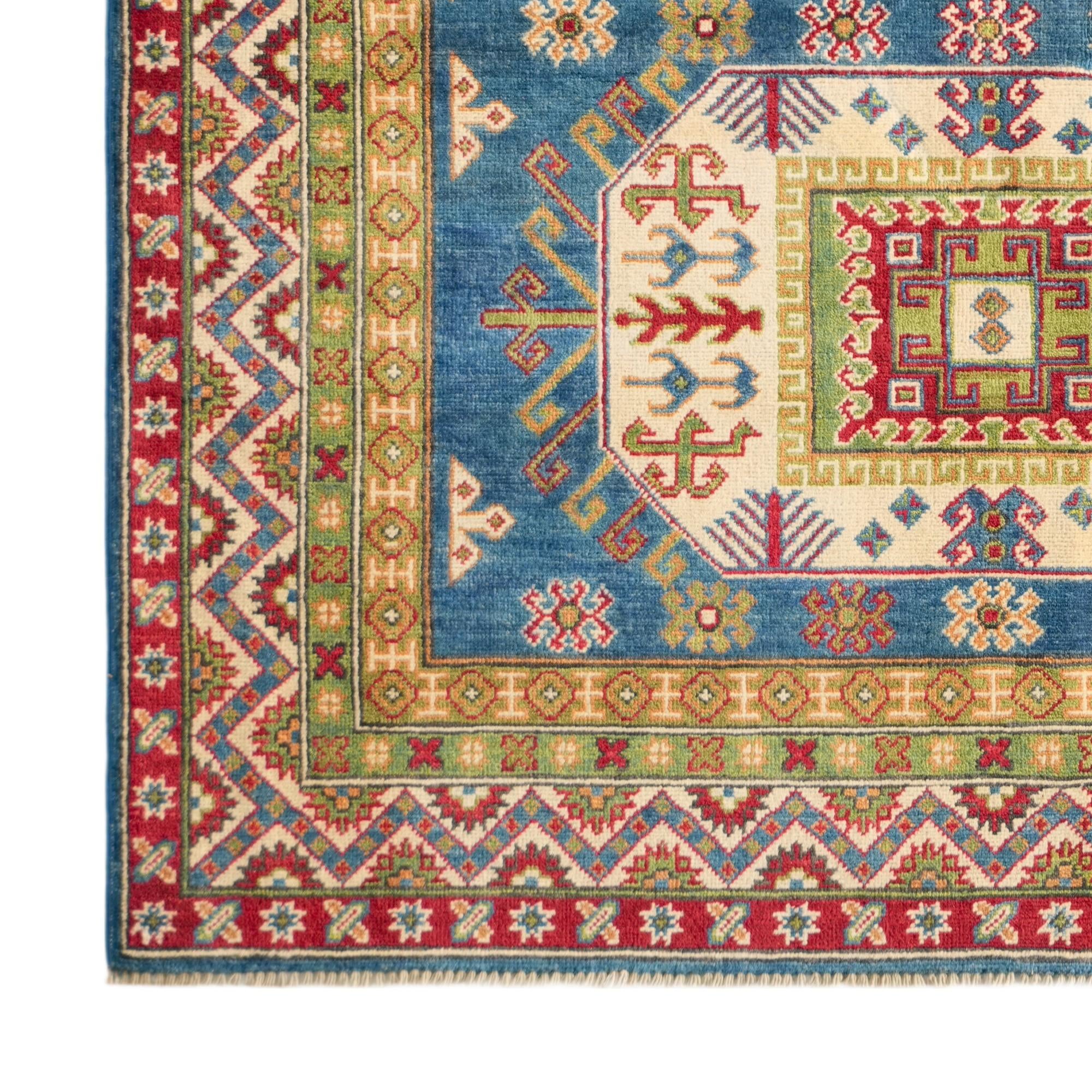 Detail image 7 of 12: 5' x 7' 1 Hand Knotted Kazak Rug