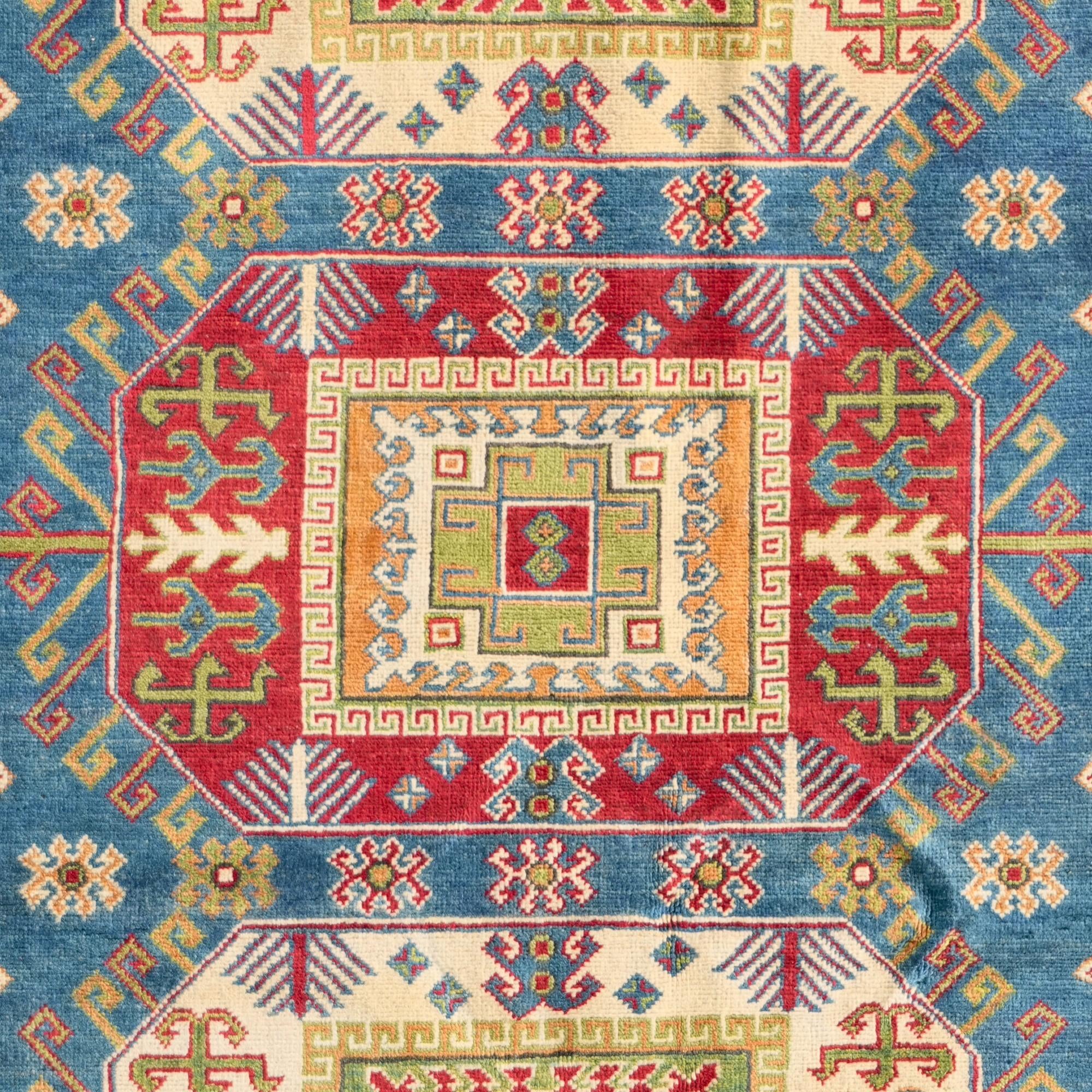 Detail image 11 of 12: 5' x 7' 1 Hand Knotted Kazak Rug