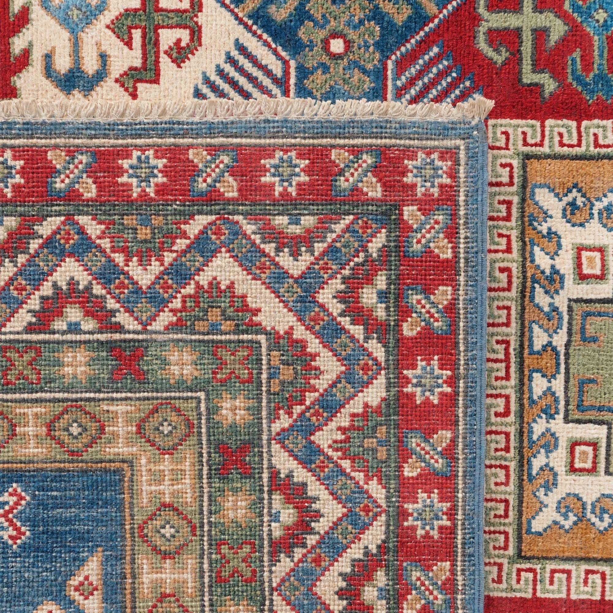 Detail image 12 of 12: 5' x 7' 1 Hand Knotted Kazak Rug
