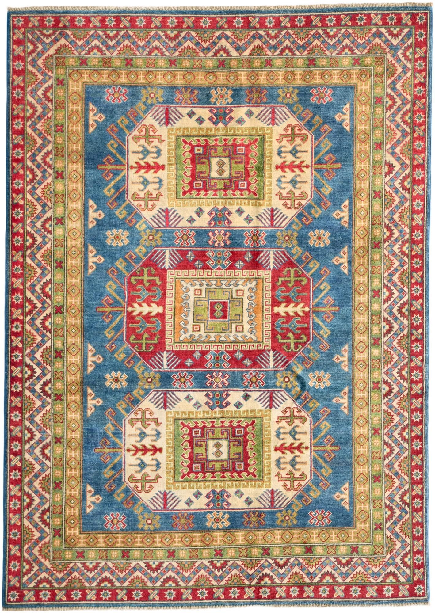 Detail image 2 of 12: 5' x 7' 1 Hand Knotted Kazak Rug
