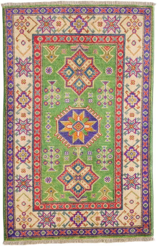 2' 7 x 4' 1 Hand Knotted Kazak Rug