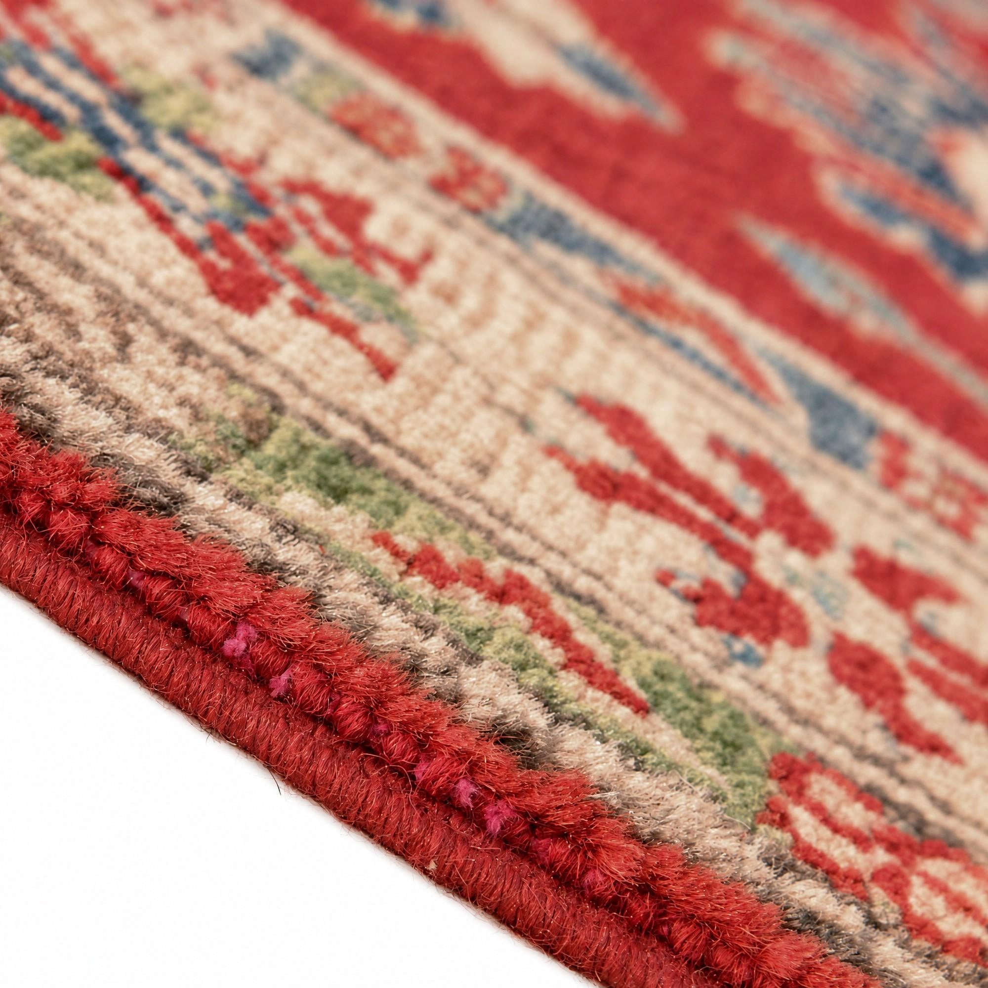 60cm x 90cm Hand Knotted Kazak Rug