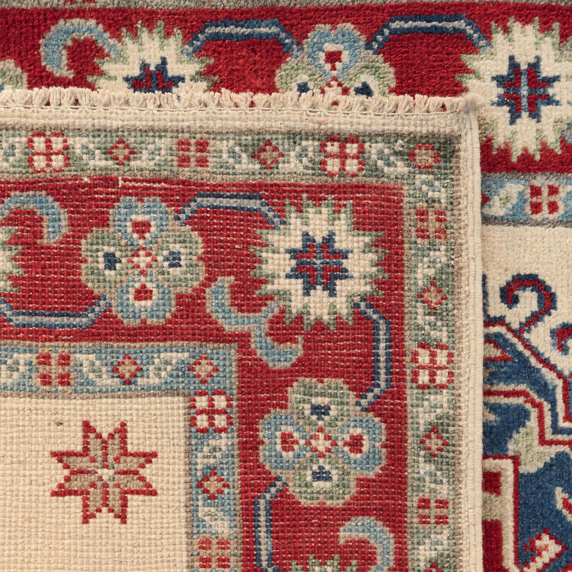 80cm x 120cm Handgeknüpft Kazak Teppich