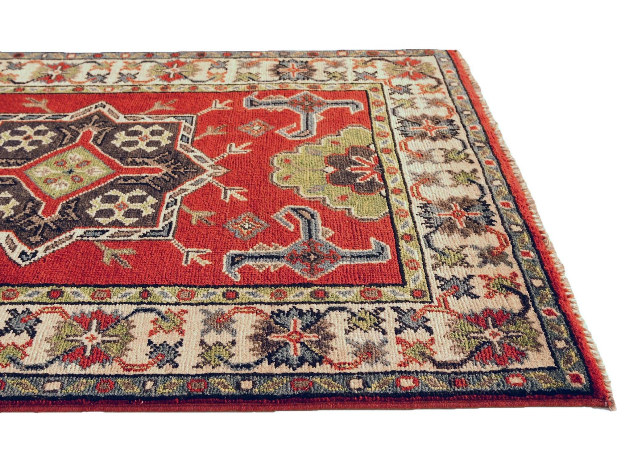 2' 8 x 3' 10 Hand Knotted Kazak Rug