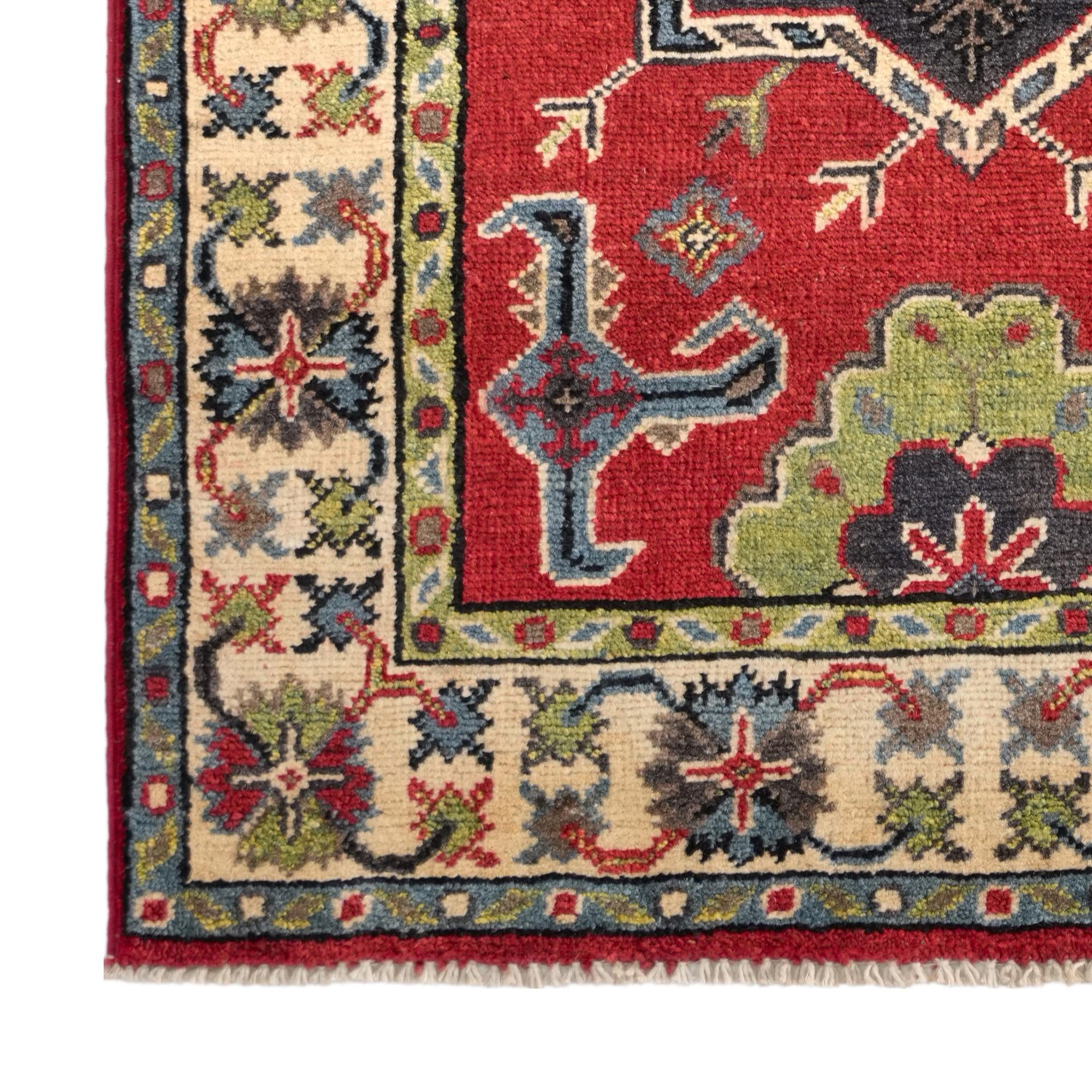 2' 8 x 3' 10 Hand Knotted Kazak Rug
