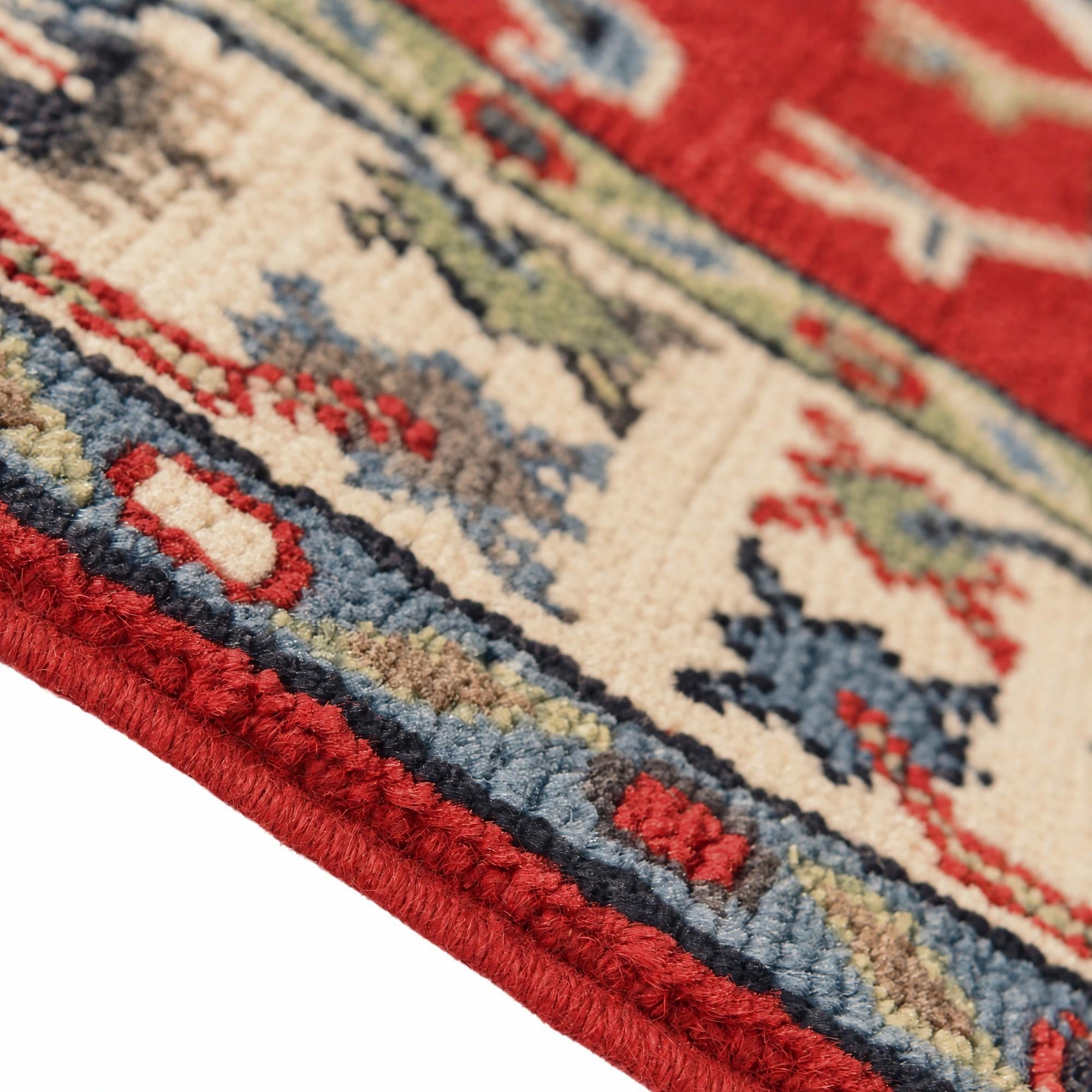 80cm x 115cm Hand Knotted Kazak Rug