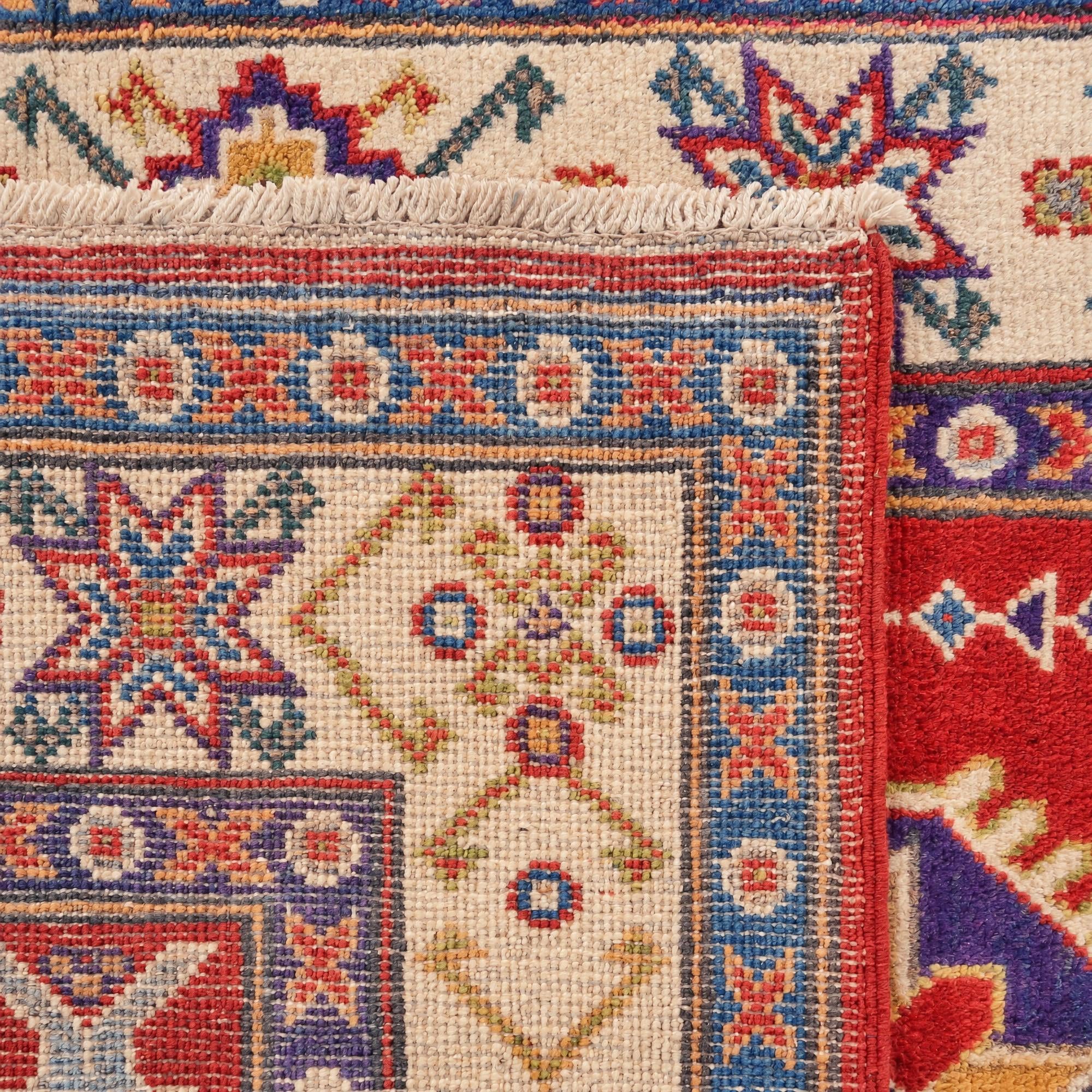 80cm x 130cm Hand Knotted Kazak Rug