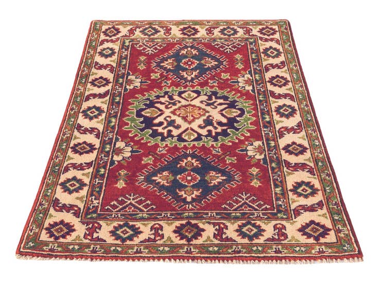 Detail image of 85cm x 130cm Hand Knotted Kazak Rug