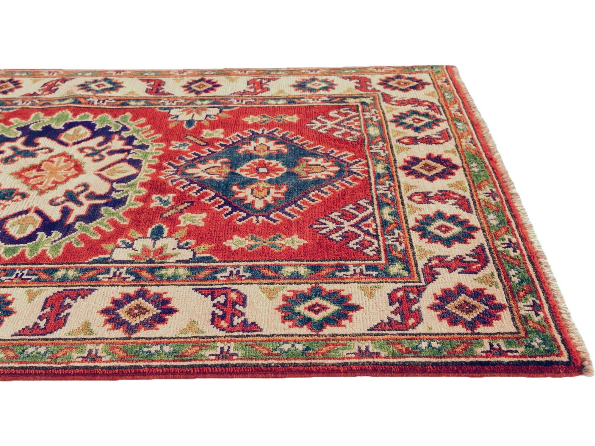 2' 9 x 4' 2 Hand Knotted Kazak Rug