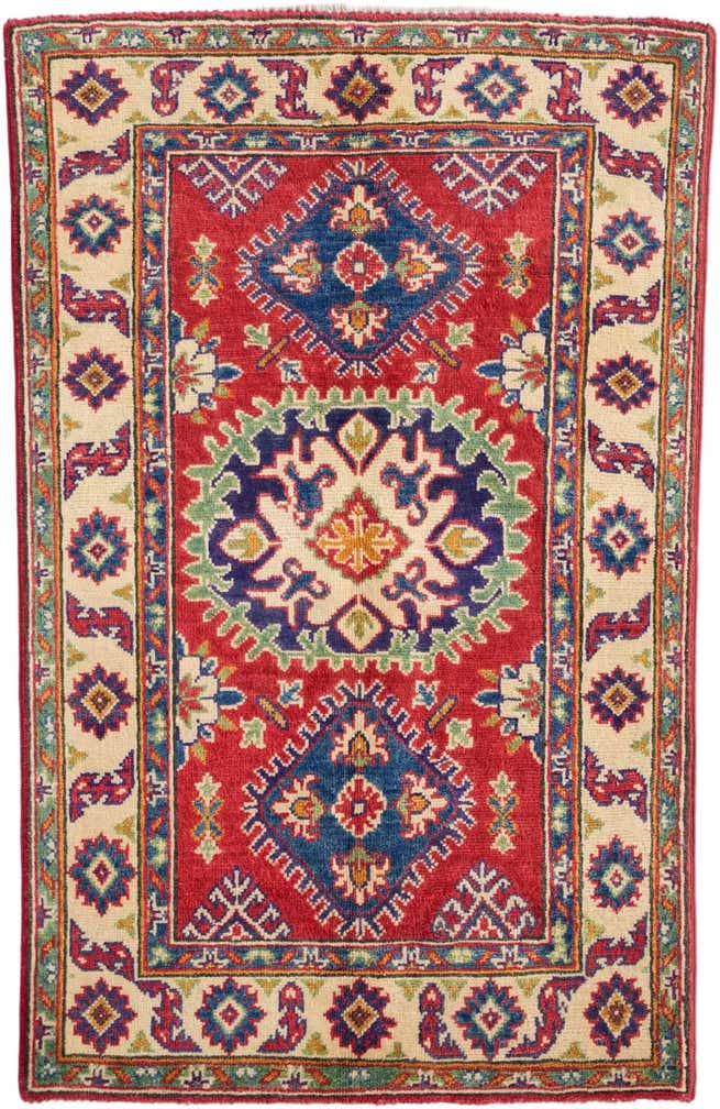 2' 9 x 4' 2 Hand Knotted Kazak Rug