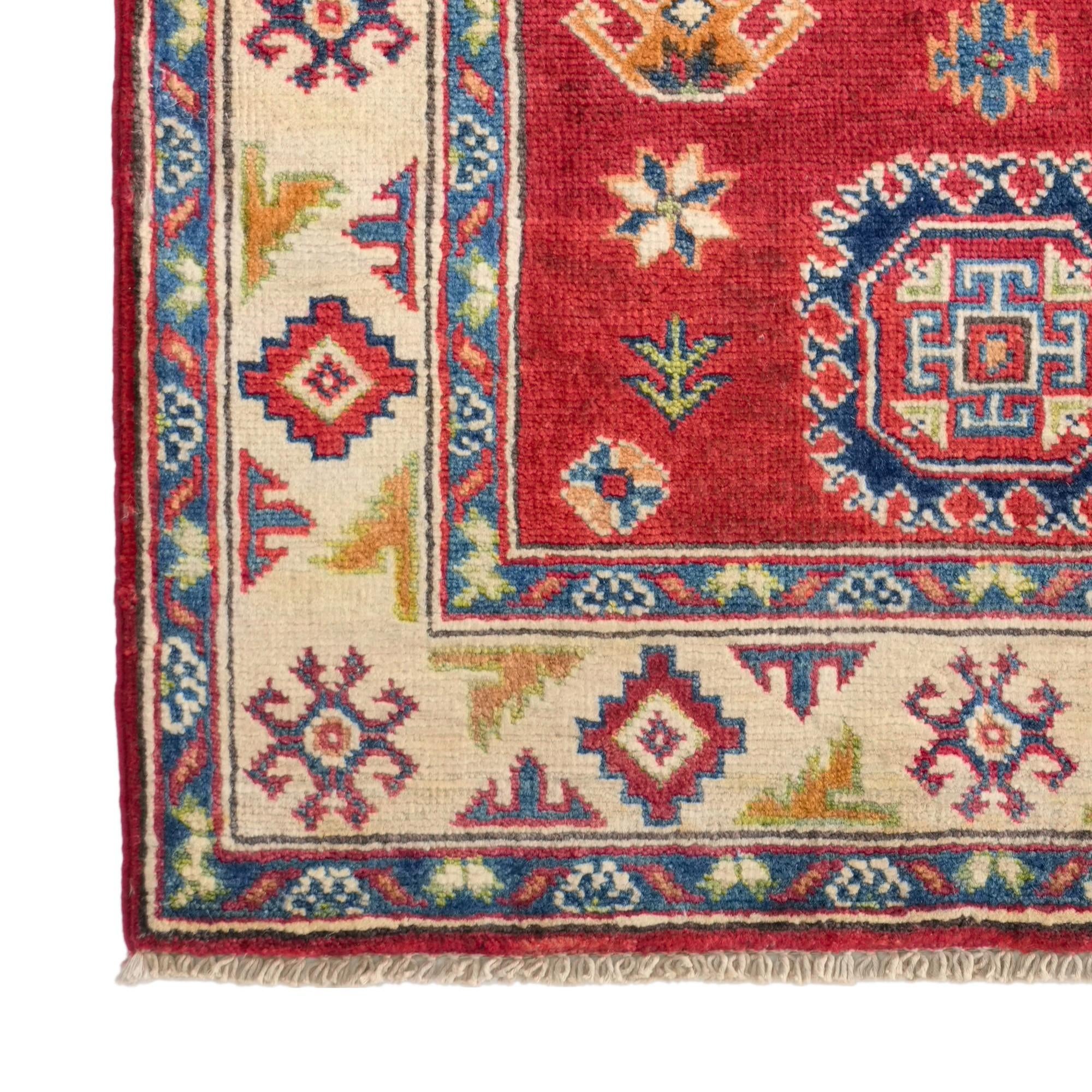 2' 9 x 4' 2 Hand Knotted Kazak Rug