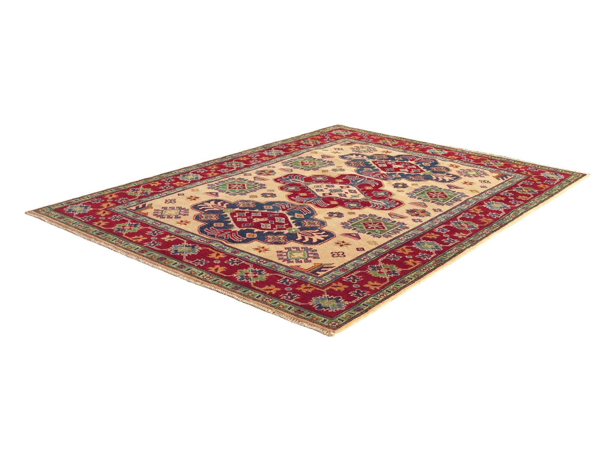 Detail image 4 of 10: 5' 1 x 6' 10 Hand Knotted Kazak Rug