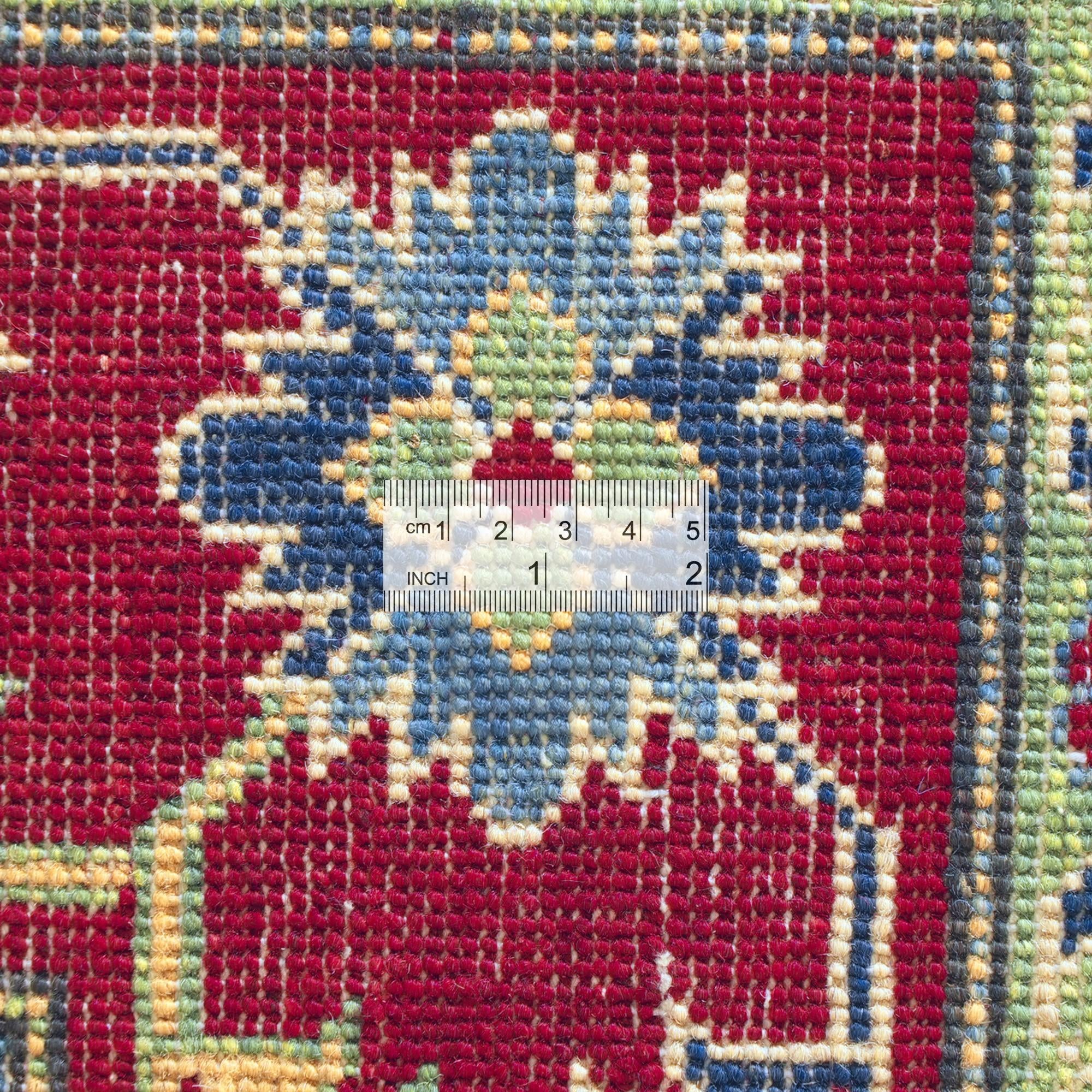 Detail image 9 of 10: 5' 1 x 6' 10 Hand Knotted Kazak Rug