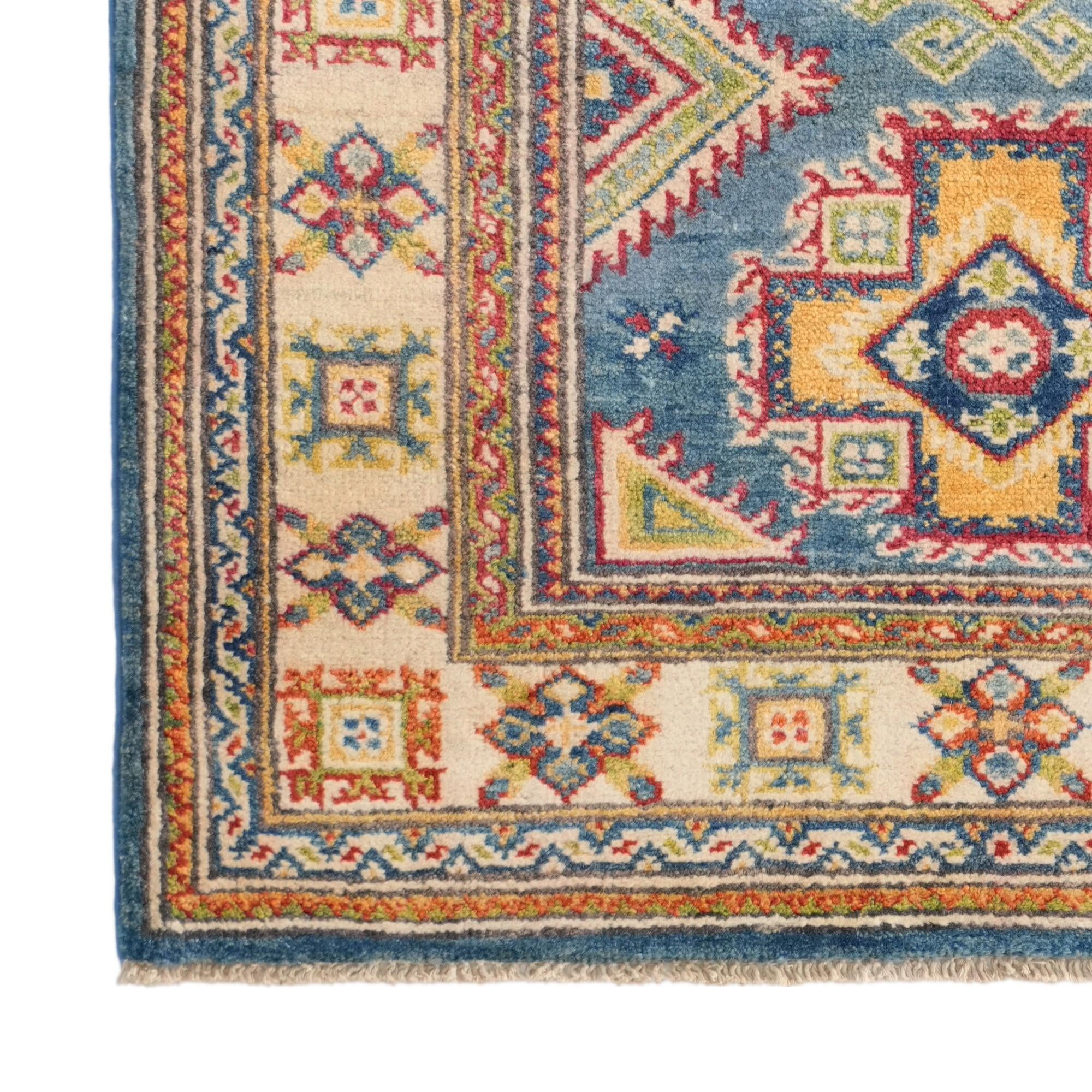 85cm x 115cm Handgeknüpft Kazak Teppich