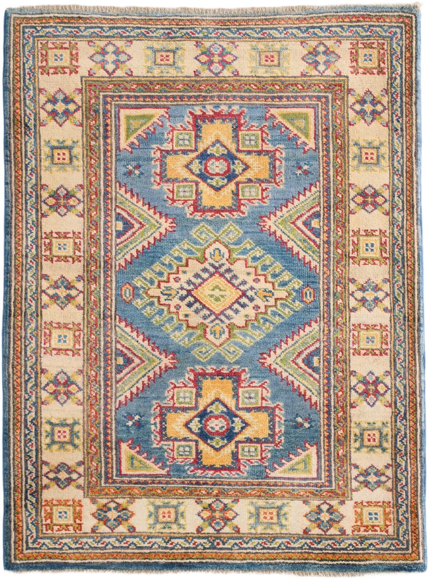 2' 9 x 3' 9 Hand Knotted Kazak Rug