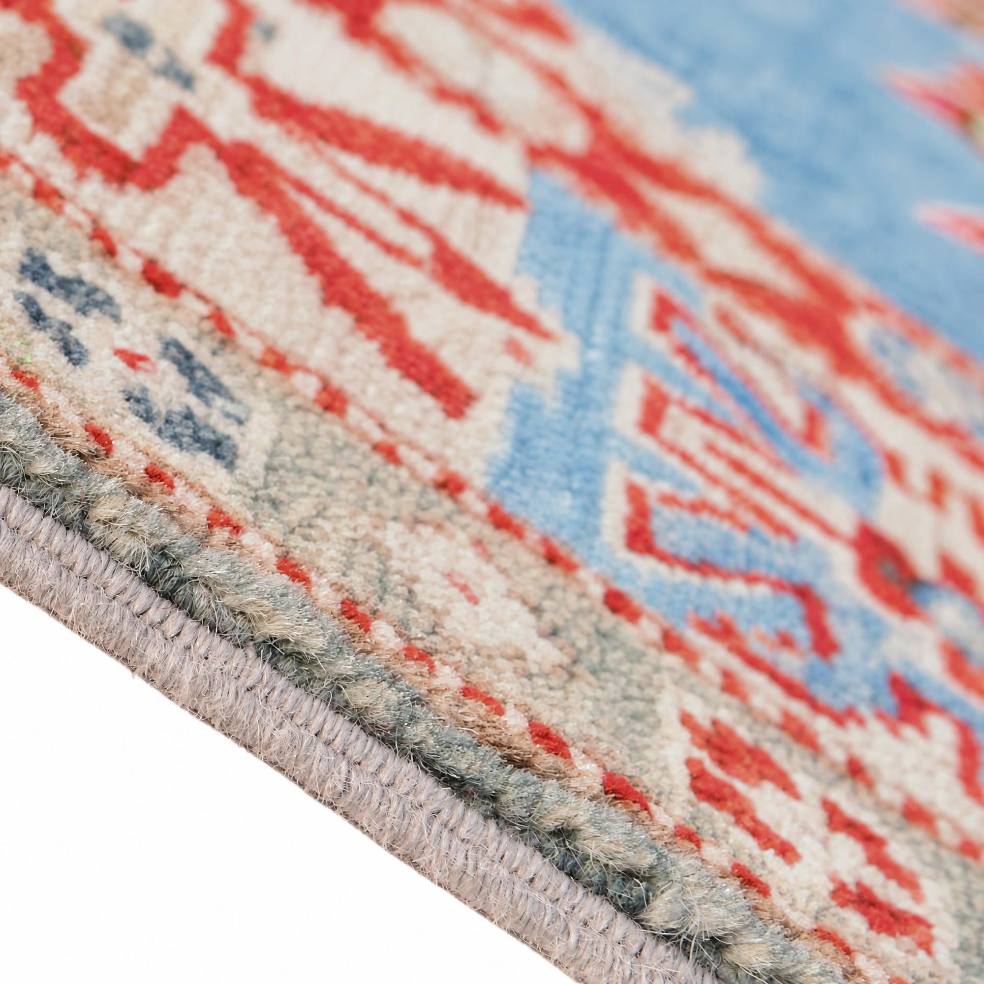 100cm x 145cm Hand Knotted Kazak Rug