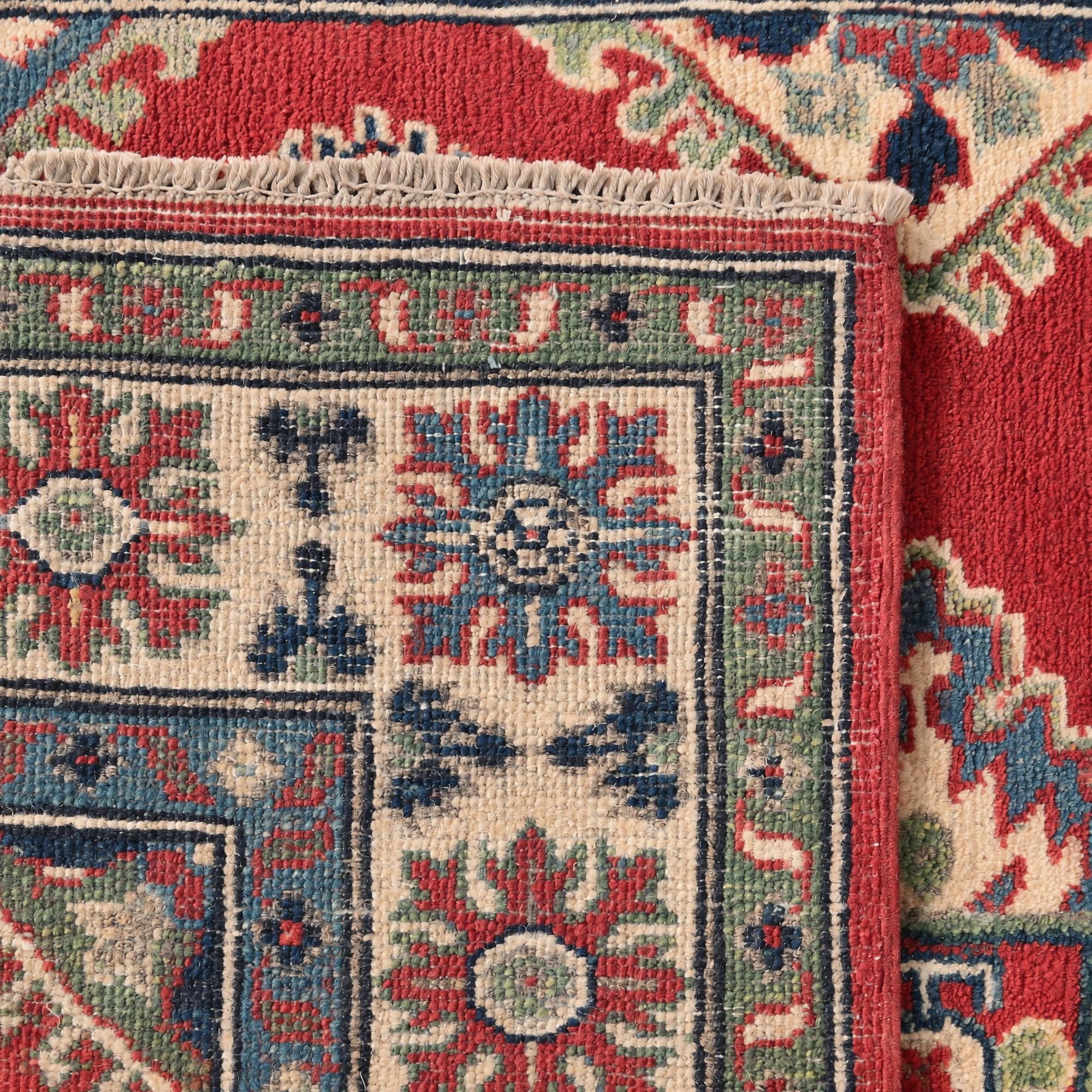 120cm x 185cm Handgeknüpft Kazak Teppich