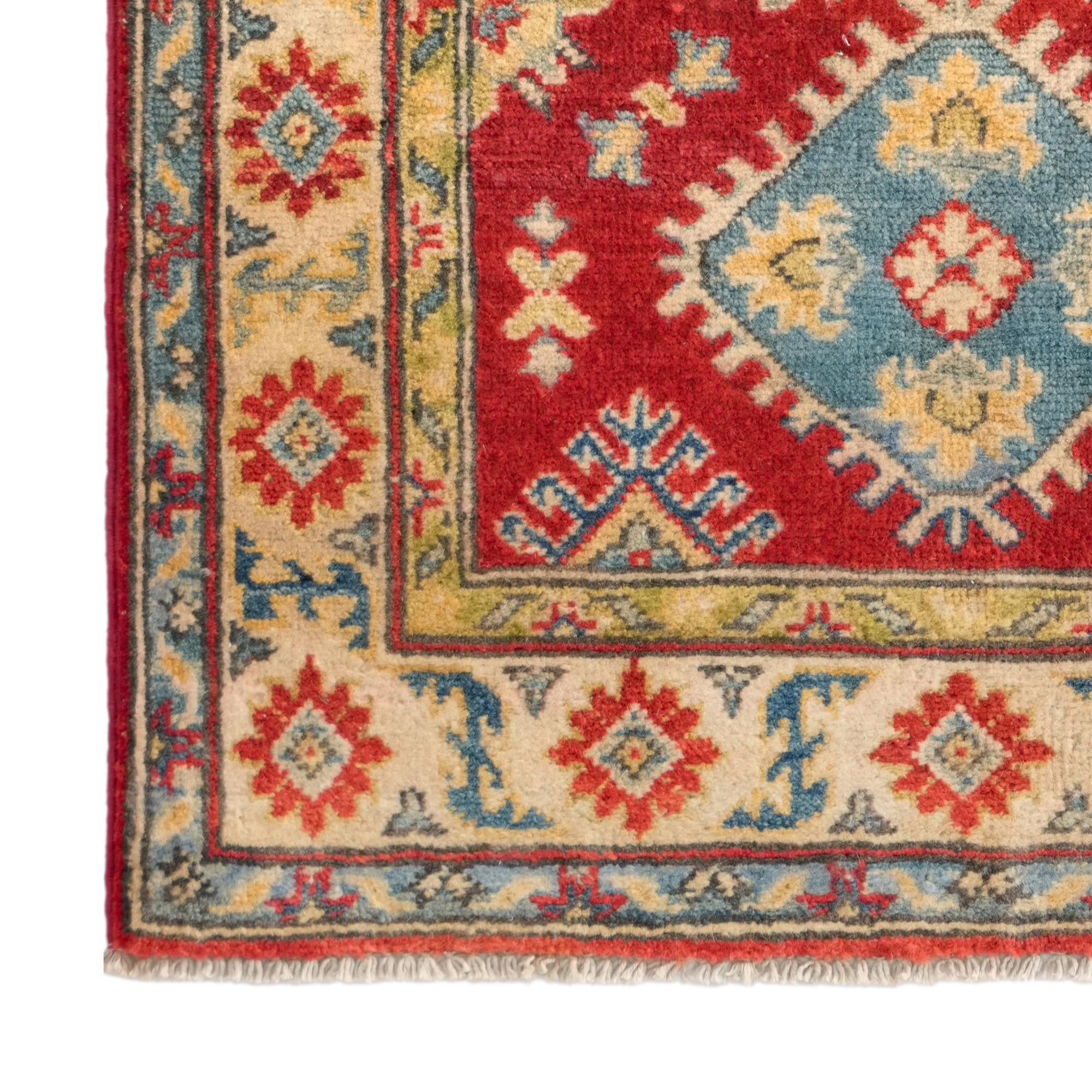 80cm x 125cm Handgeknüpft Kazak Teppich