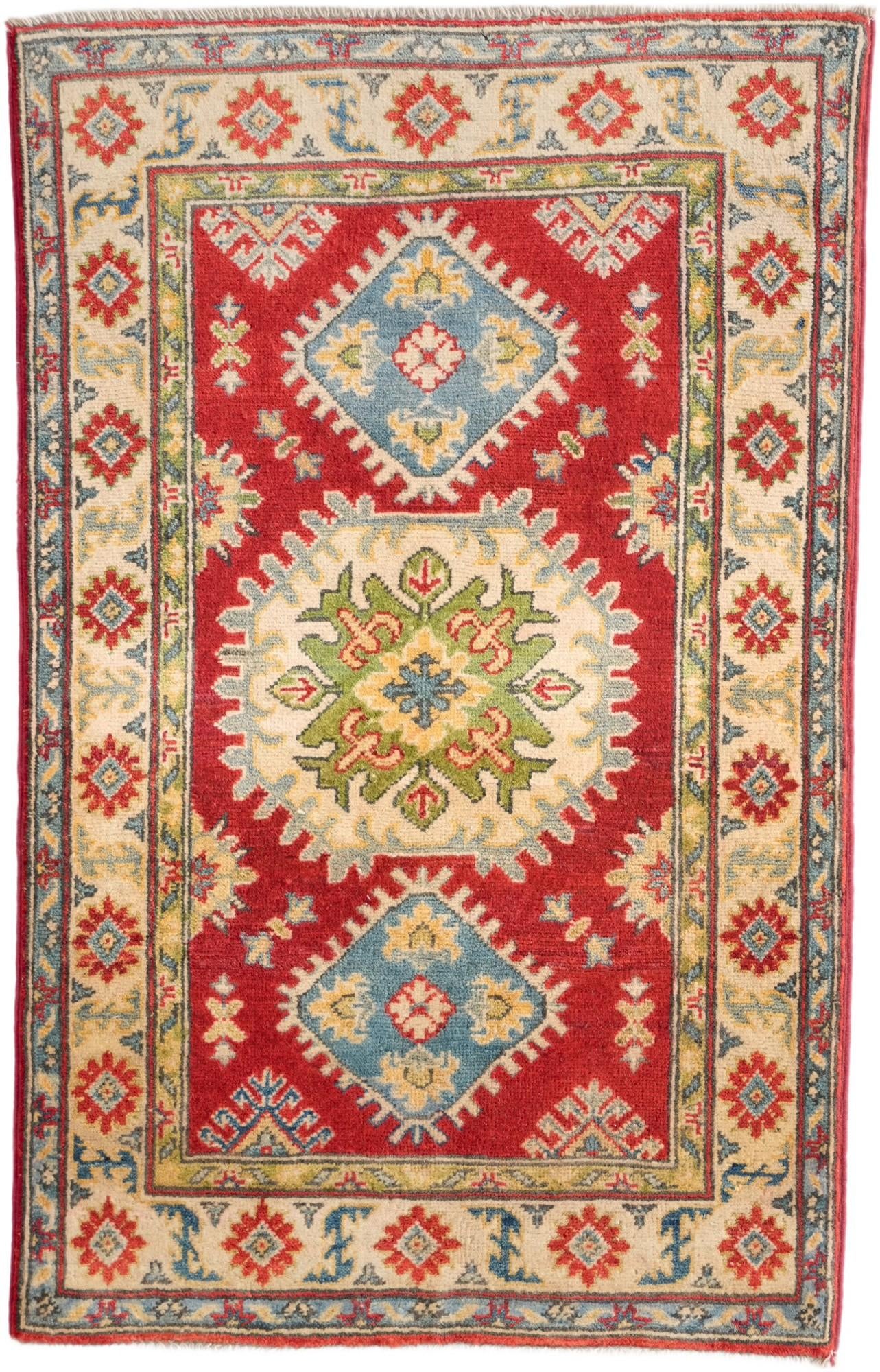 2' 7 x 4' 1 Hand Knotted Kazak Rug