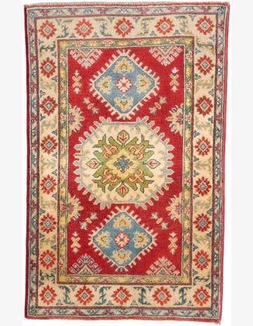 2' 7 x 4' 1 Hand Knotted Kazak Rug