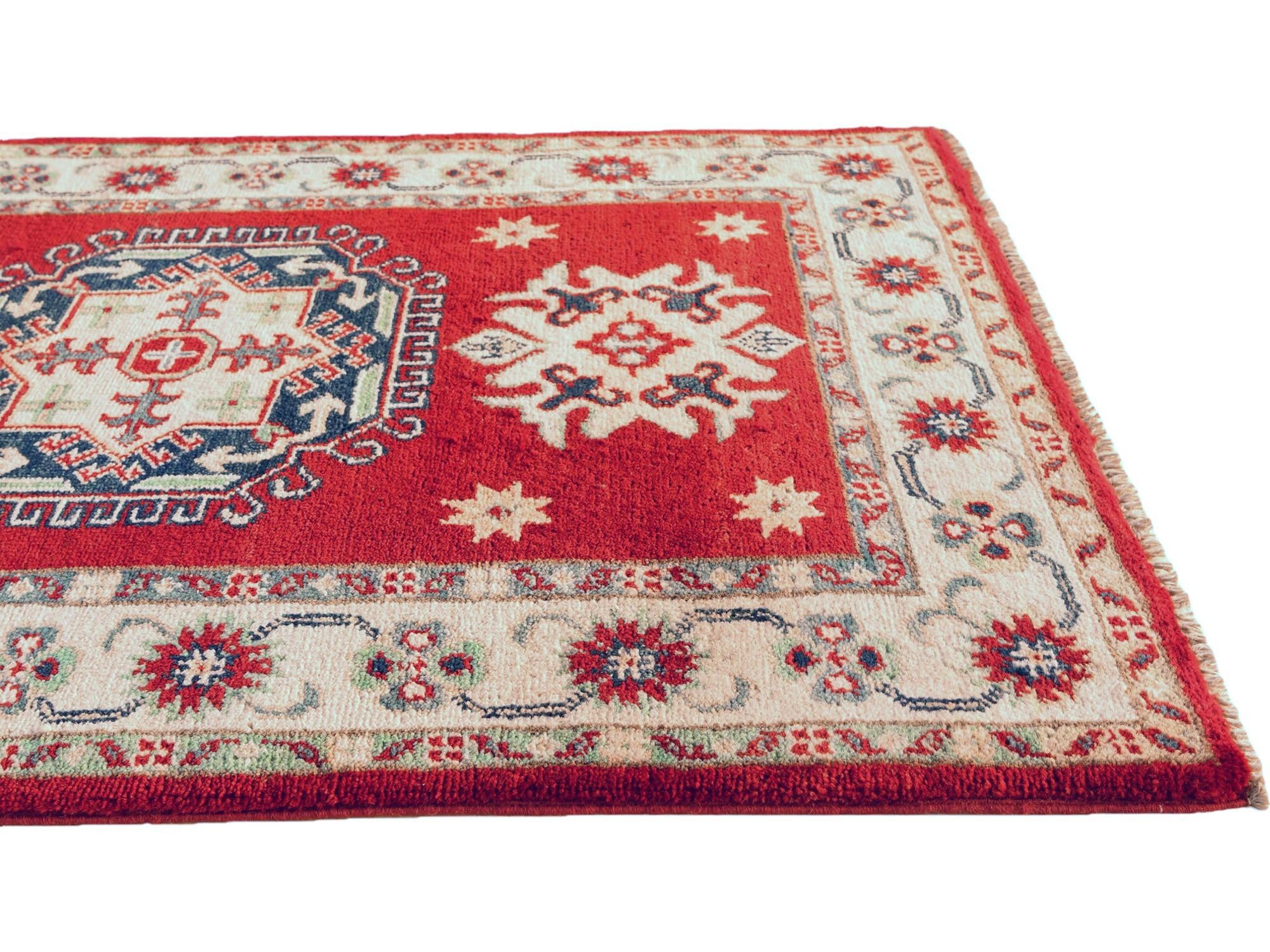 2' 9 x 3' 11 Hand Knotted Kazak Rug