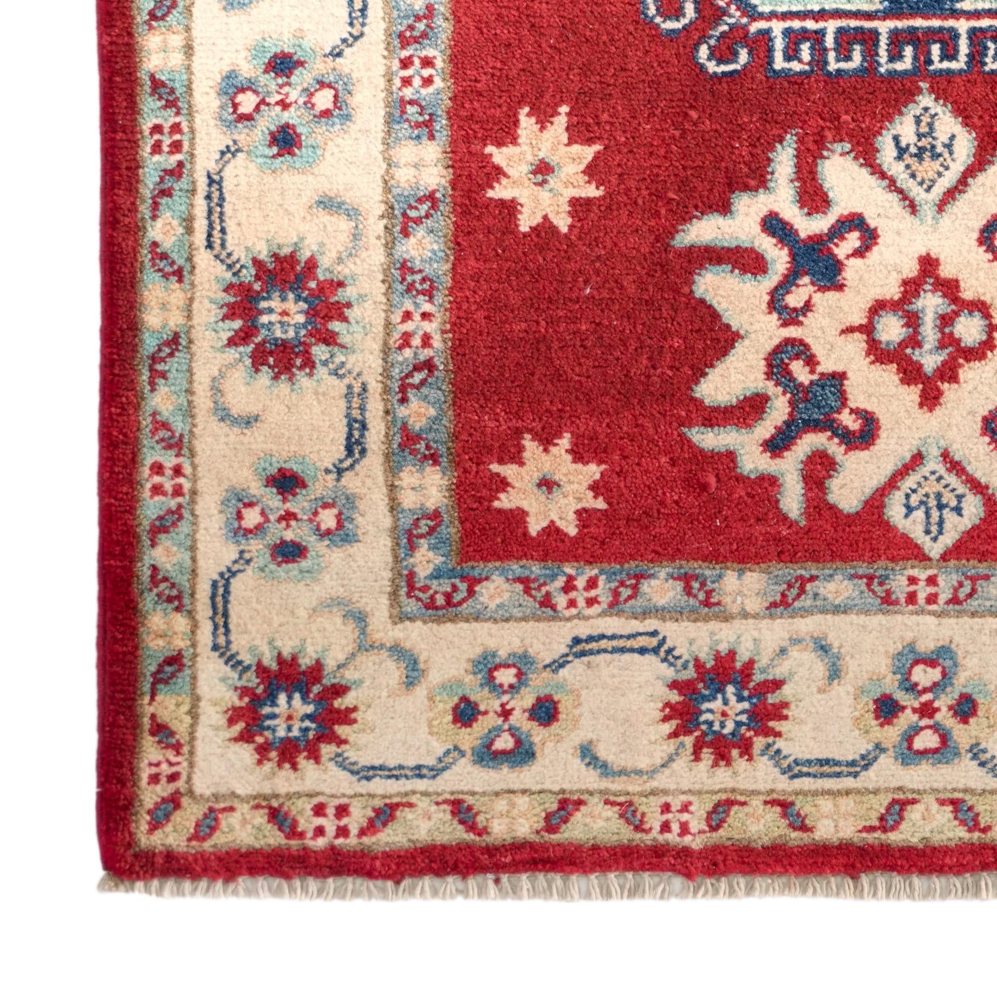 85cm x 120cm Hand Knotted Kazak Rug